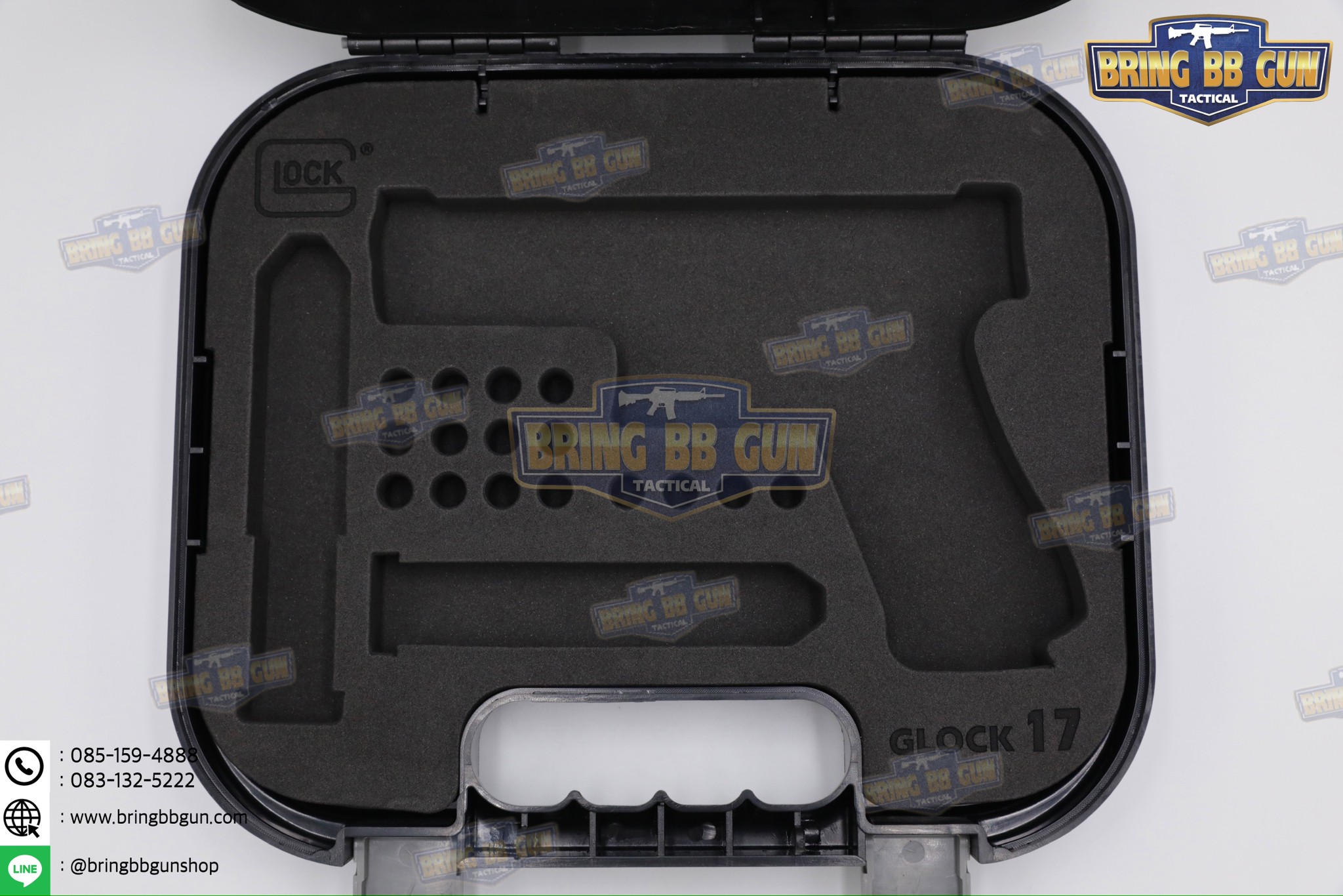 กล่องปืนสั้น Glock (กล่องปืนสั้น B11) (เคสกันกระแทรก) (Lockable Pistol Case)