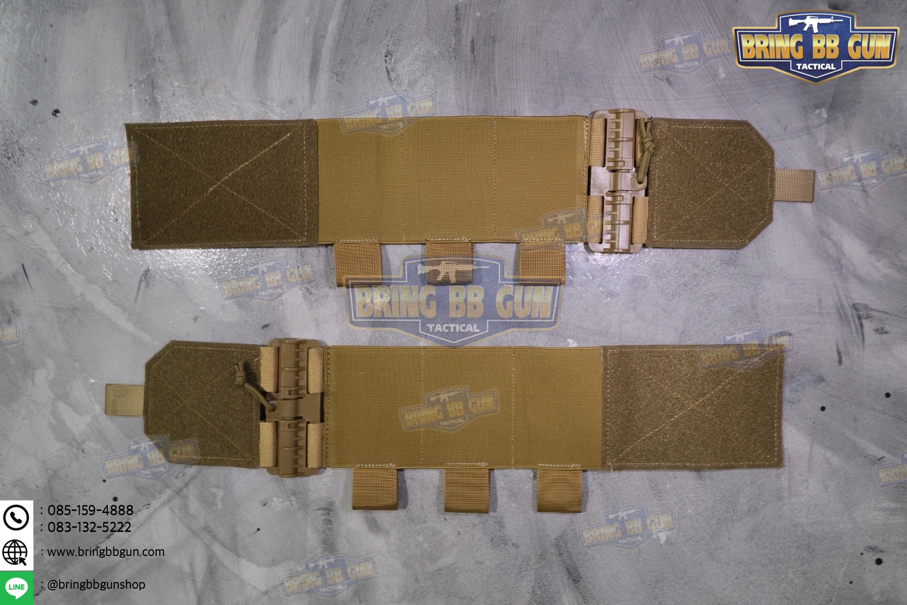 ชุดเซ็ตปลดเสื้อเกราะไว (ชุดสายโอบ-ปลดไว แบบยางยืด) (QD Elastic Cummerbund)