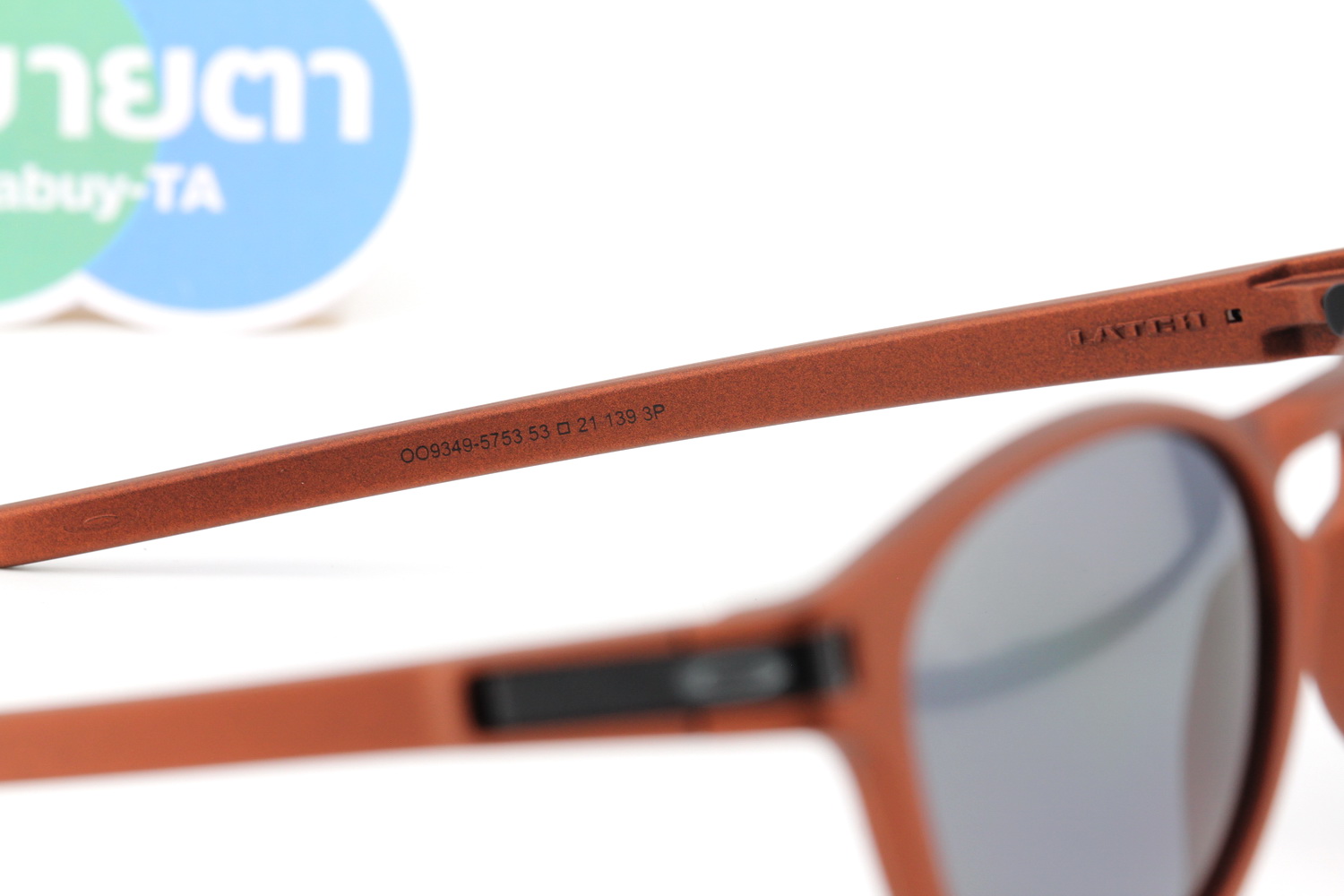 Oakley LATCH (A) Matte Fire Orange / Prizm Grey Polarized SKU#OO9349-57