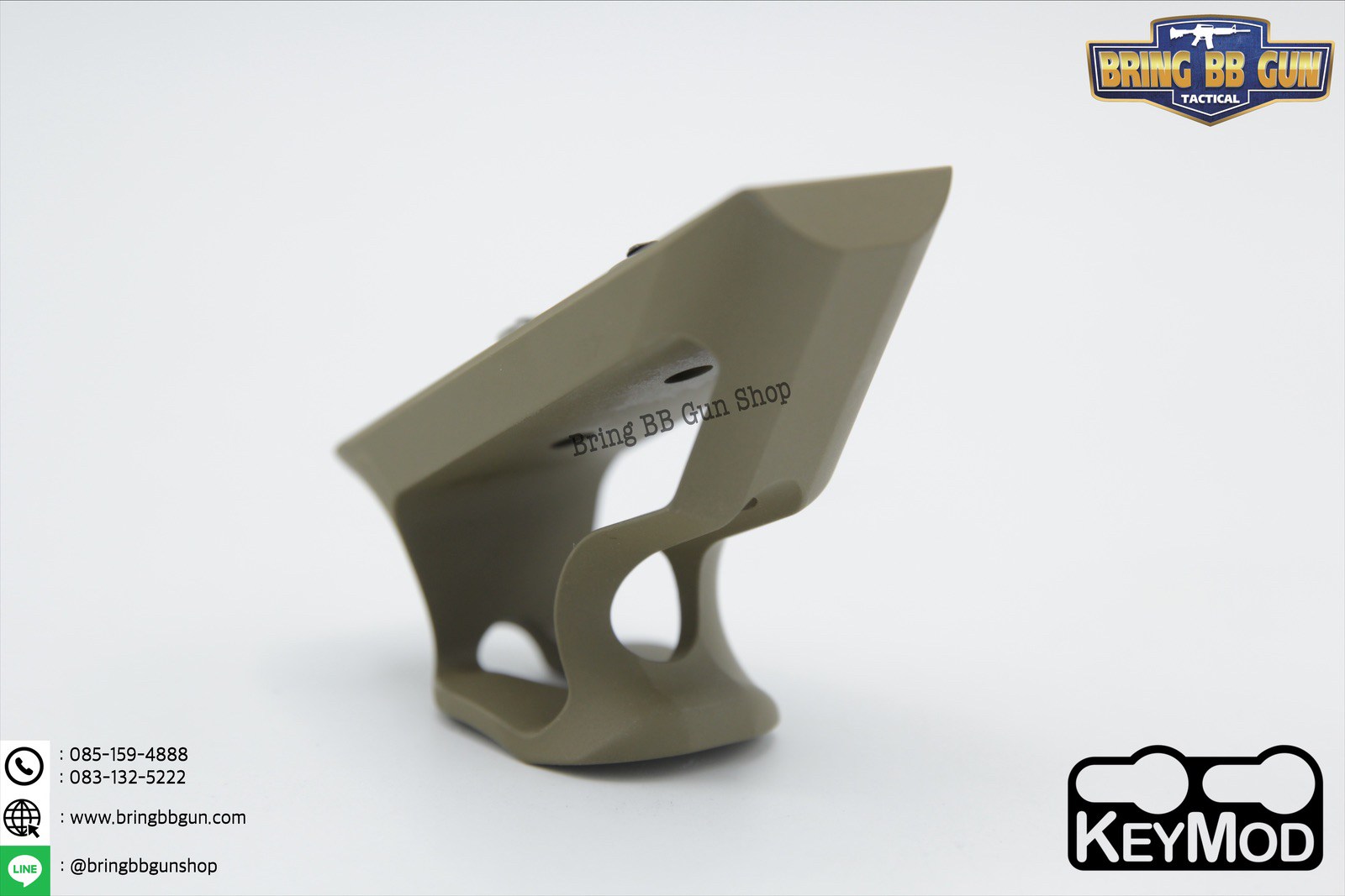 กริ๊ปมือหน้า Fortis (Front Grip Fortis) รุ่น สั้น ระบบราง Keymod