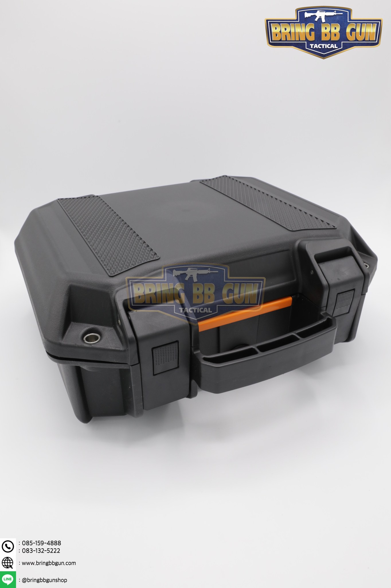 กล่องปืน B5 ขนาดภายนอก : 31*31*13.5cm. ขนาดภายใน : 28*19*8cm.