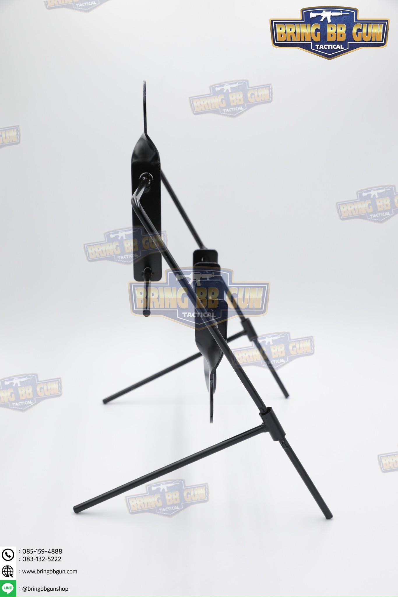 เป้าเพลทเหล็กสำหรับฝึกซ้อมยิงปืนบีบีกัน รุ่น B04 (เป้าซ้อมแบบพับเก็บได้)