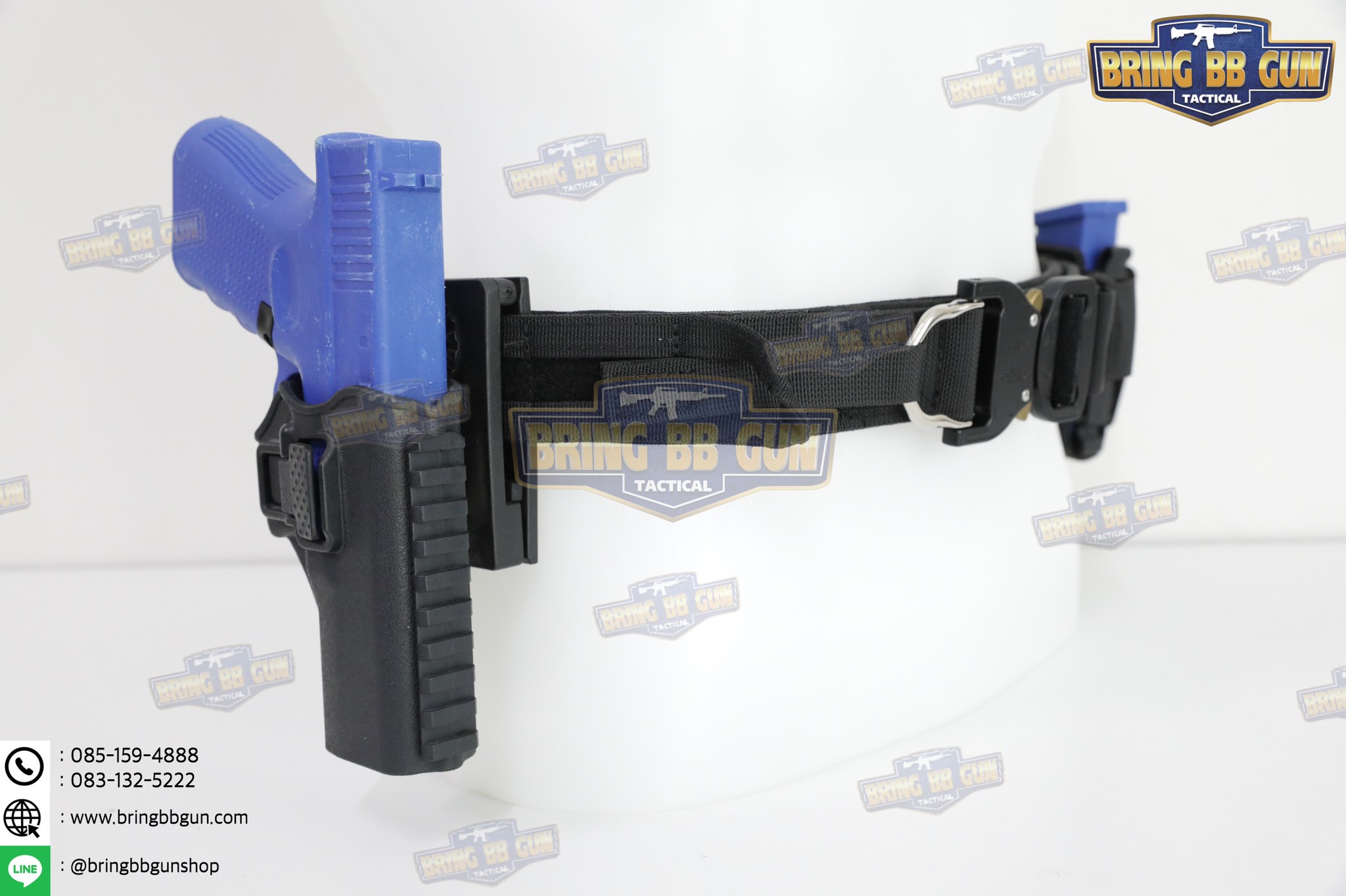 เข็มขัดยุทธวิธี รุ่น หัวคอปร่า ทรงIPSC 2ชั้น Cobra IPSC (B013)