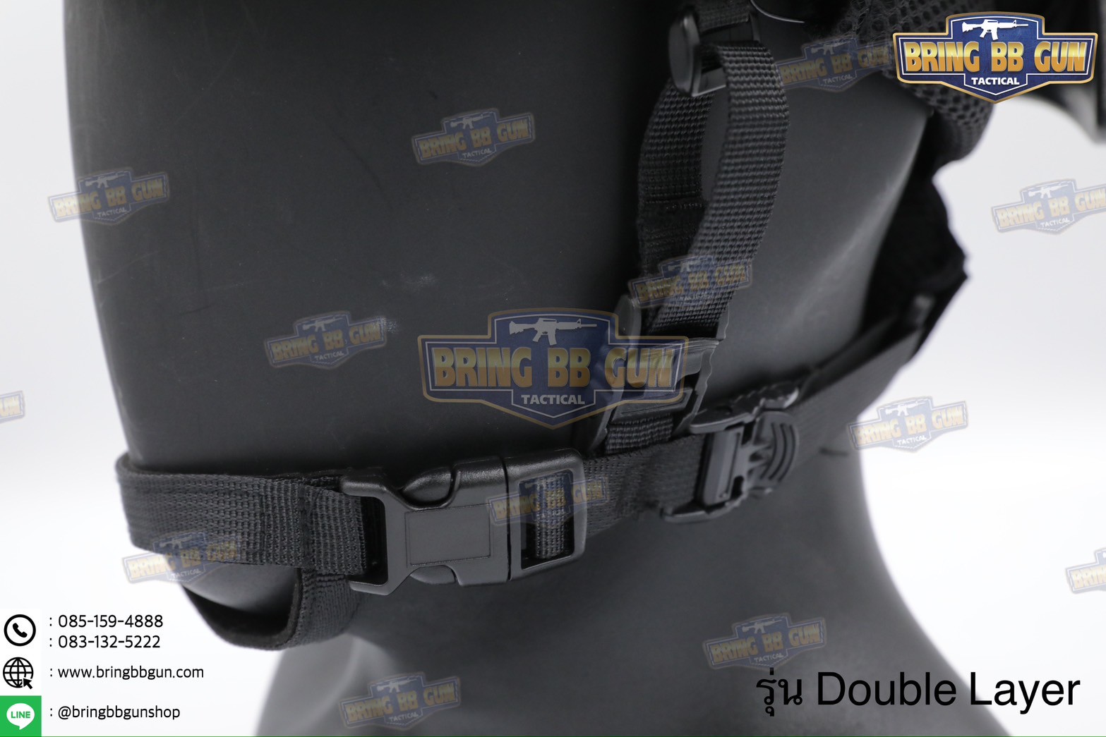 หมวกสายตรวจทรง Fast (หมวกฟาส) หมวกฟาส สีทอง-ดำ (Fast Helmet)