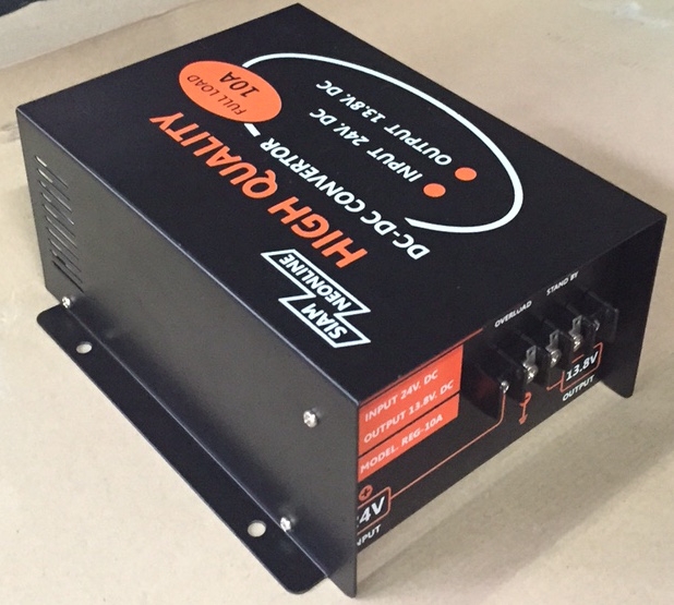 คอนเวอร์เตอร์(CONVERTOR) SIAMNEONLINE REG-10A 10A 12VDC,13.8VDC