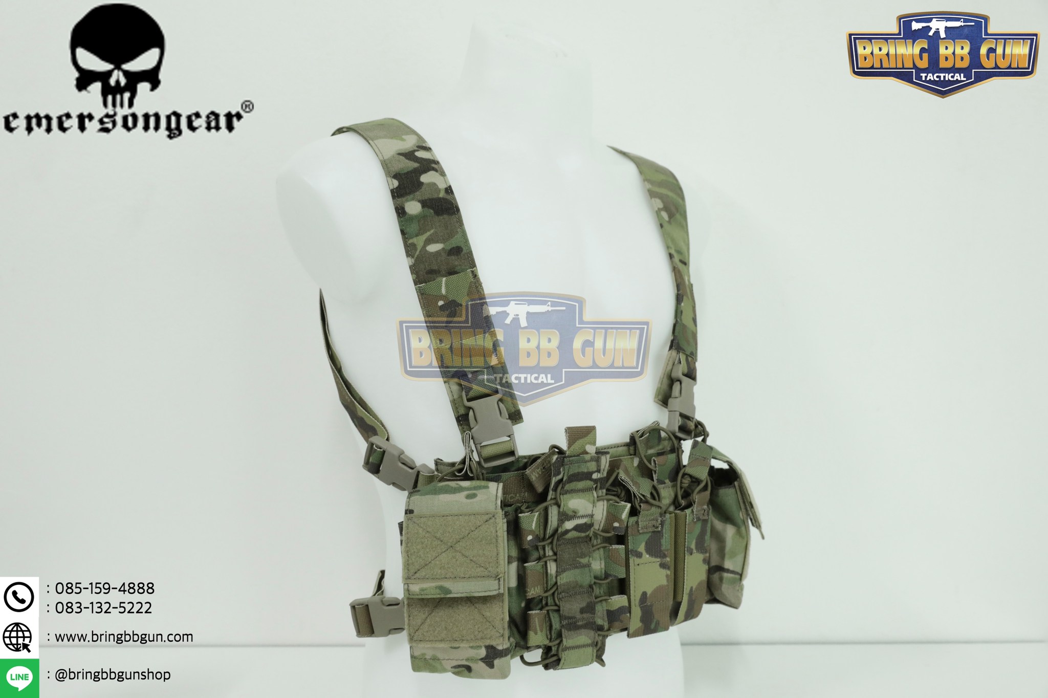 D3CR Tactical Chest Rig ยี่ห้อ Emerson (EmersonGear D3RC Tactical Chest Rig)