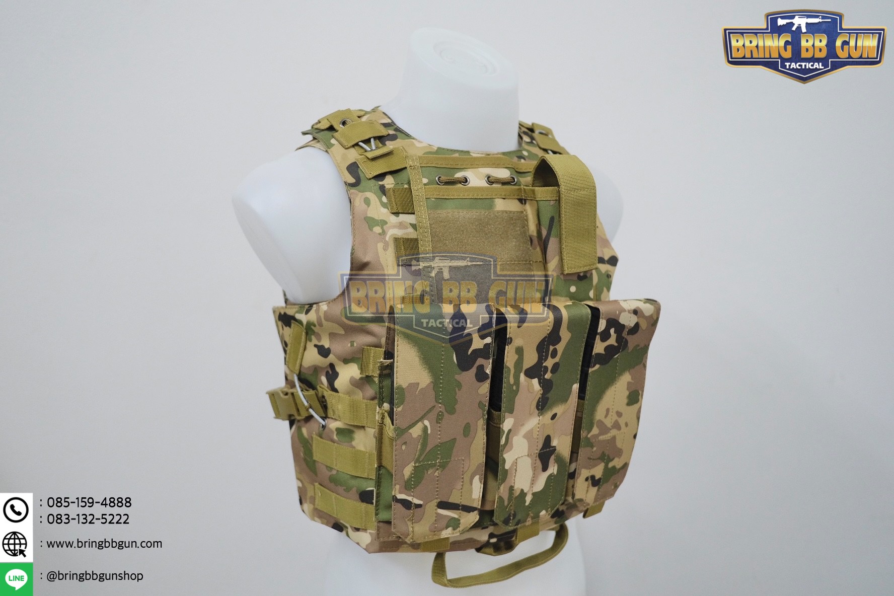 เสื้อเวส รุ่น สลิง (เสื้อเวสสลิง) (เวสสลิง) (เสื้อเกราะ Vest สลิง)