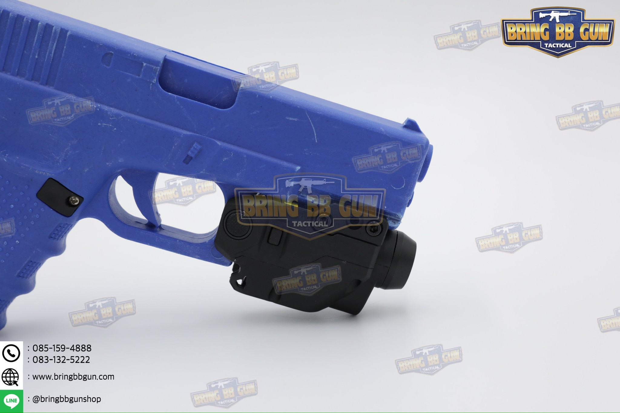 ไฟฉายและเลเซอร์ ติดปืน รุ่น B106 หัวชาร์จไฟ USB Type-C