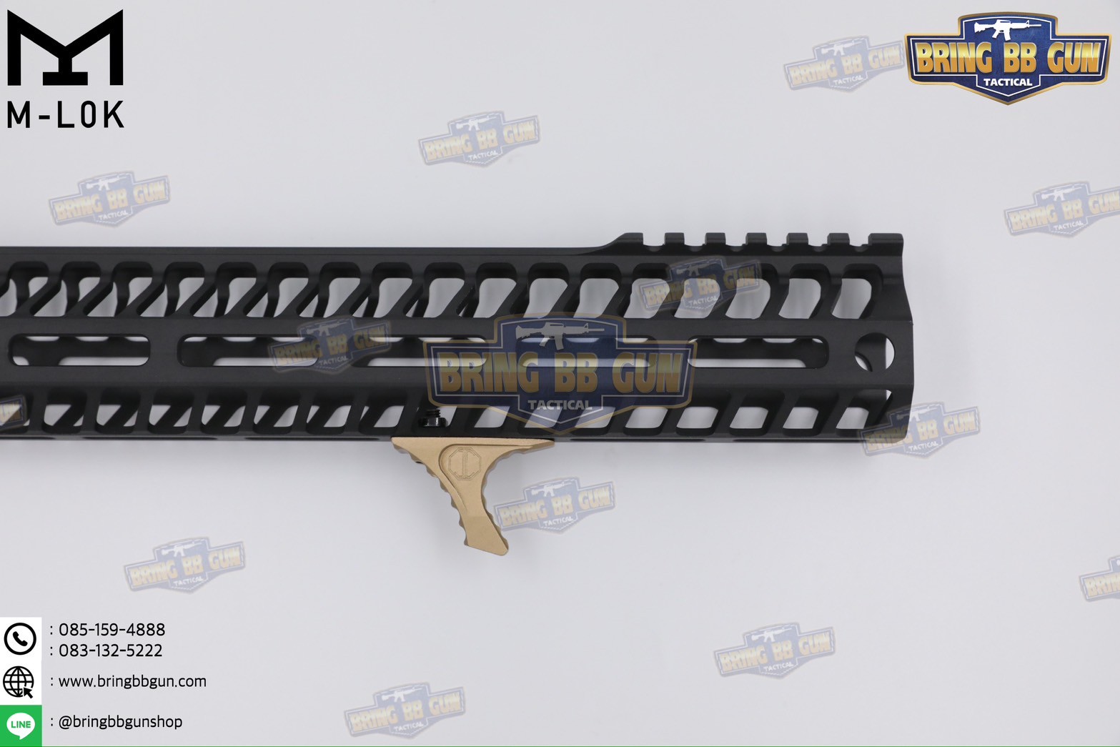 กริ๊ปมือหน้า JMac HRD (Hand Retention Device) (ใช้ได้กับชุดหน้าระบบราง M-Lok เท่านั้น)