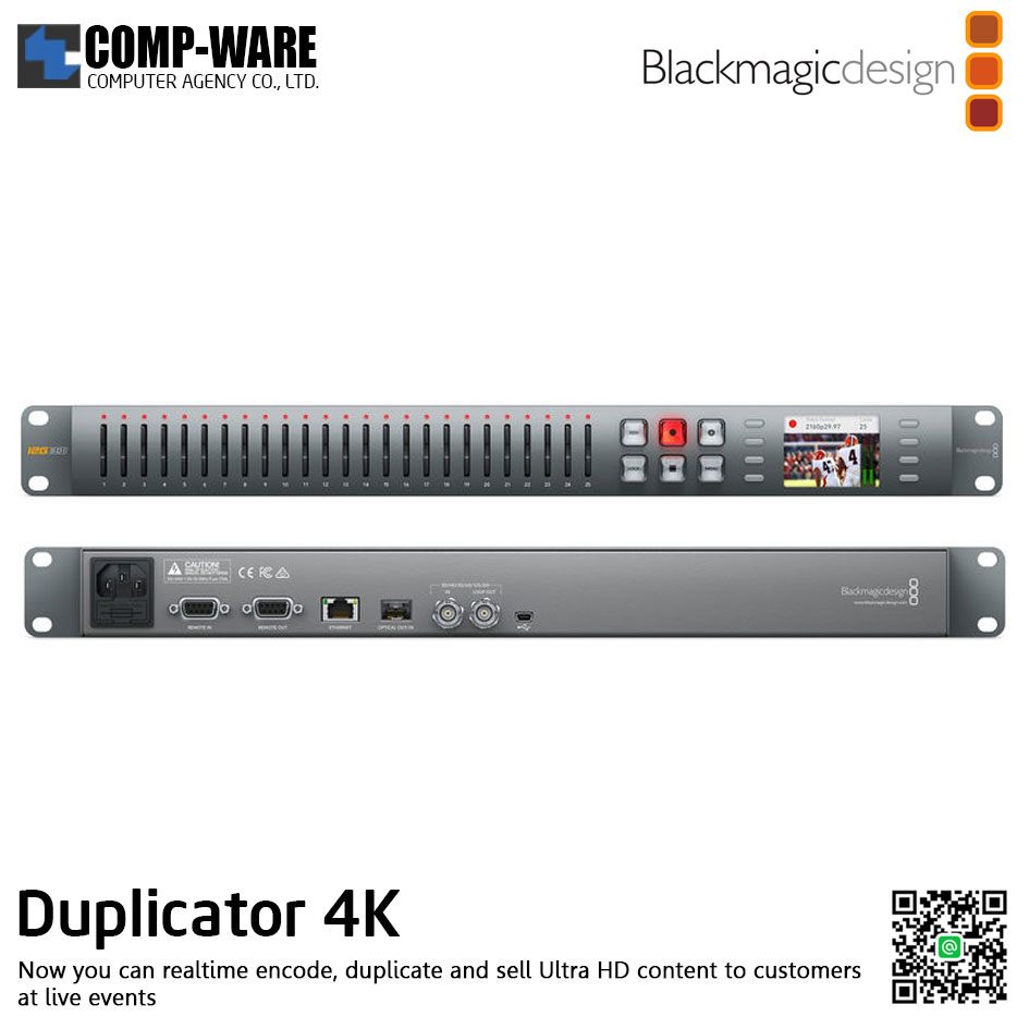 Blackmagic Duplicator 4K - Blackmagic Design