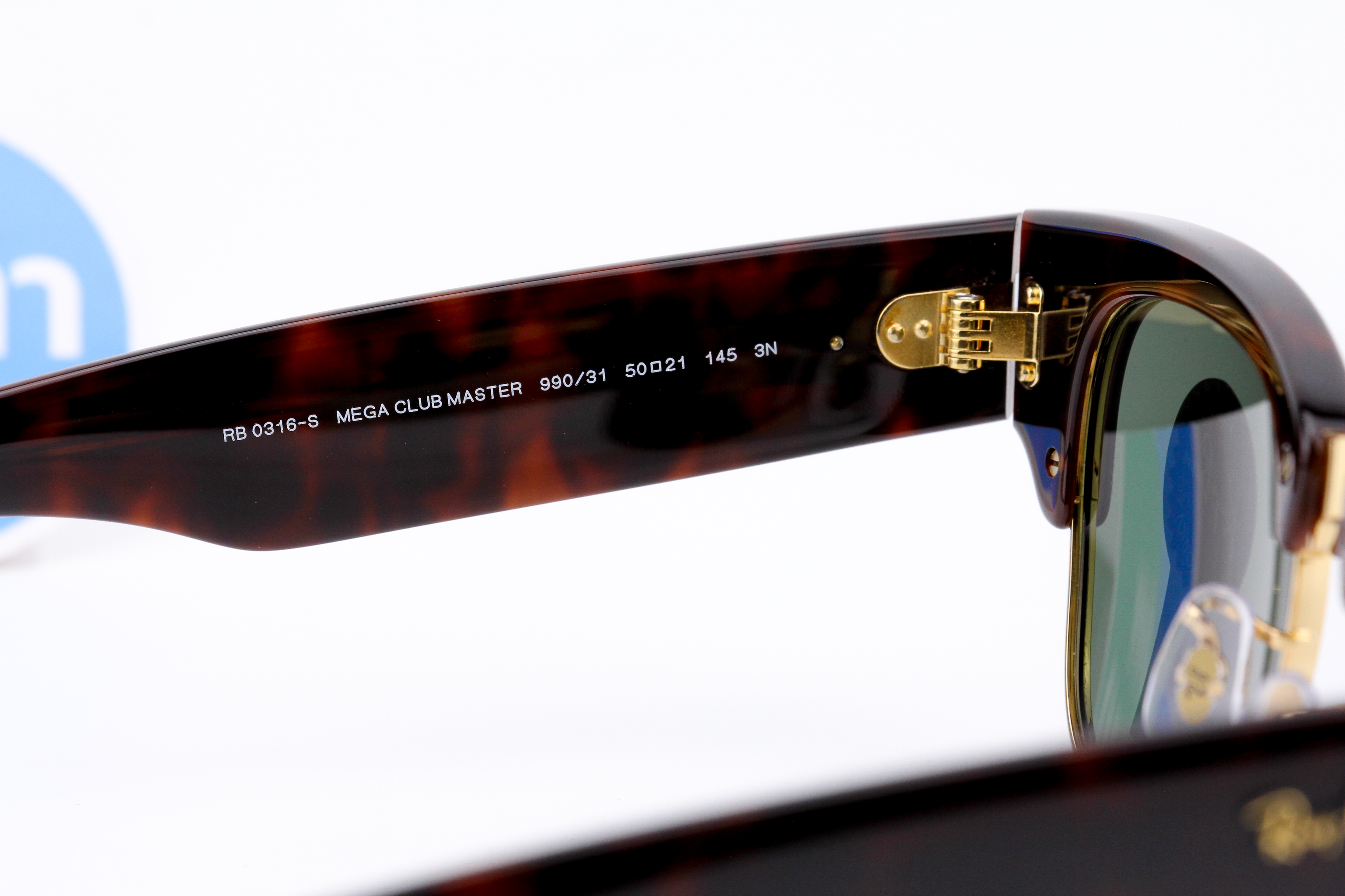 RayBan Mega Clubmaster RB0316S 990/31