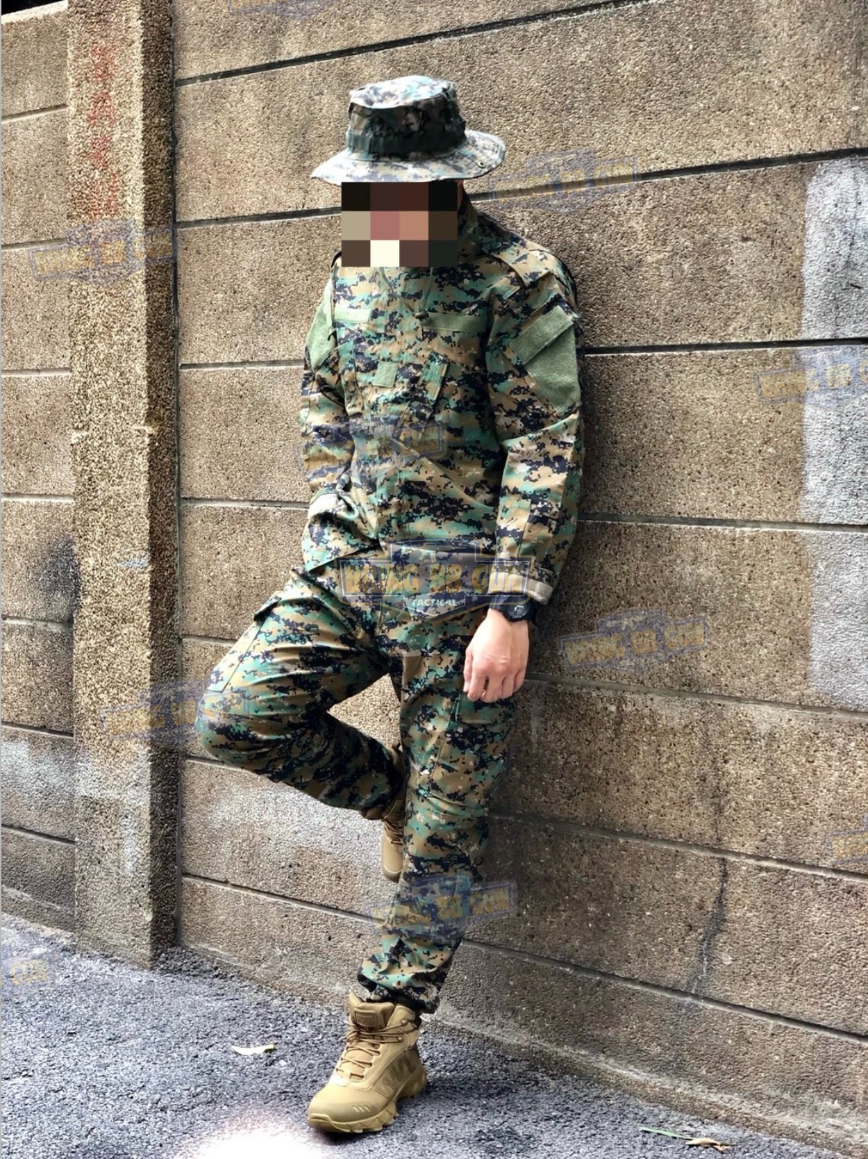 ชุดฝึกพราง (เสื้อ+กางเกง) (ชุด BDU) (Battle Dress Uniform) (ชุดเครื่องแบบลายพราง)