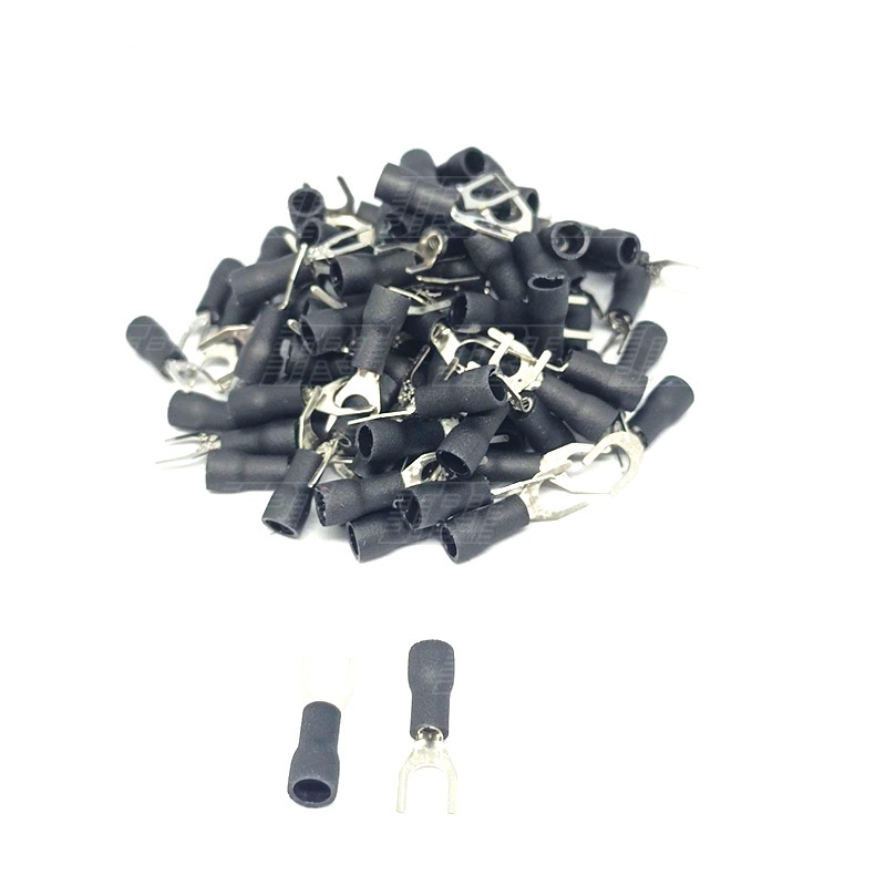 หางปลาแฉก หุ้มสลิป SV1-4 (100 ชิ้น) | มี 5 สี | สีดำ สีน้ำเงิน สีเขียว สีแดง สีเหลือง