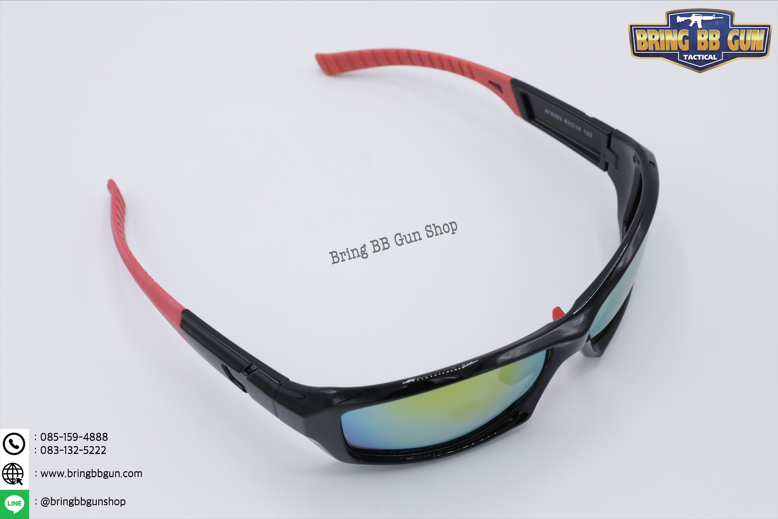 แว่นกันแดด เลนส์ Polarized (เลนส์โพลาไรซ์) รุ่น ทรงสปอร์ต 02