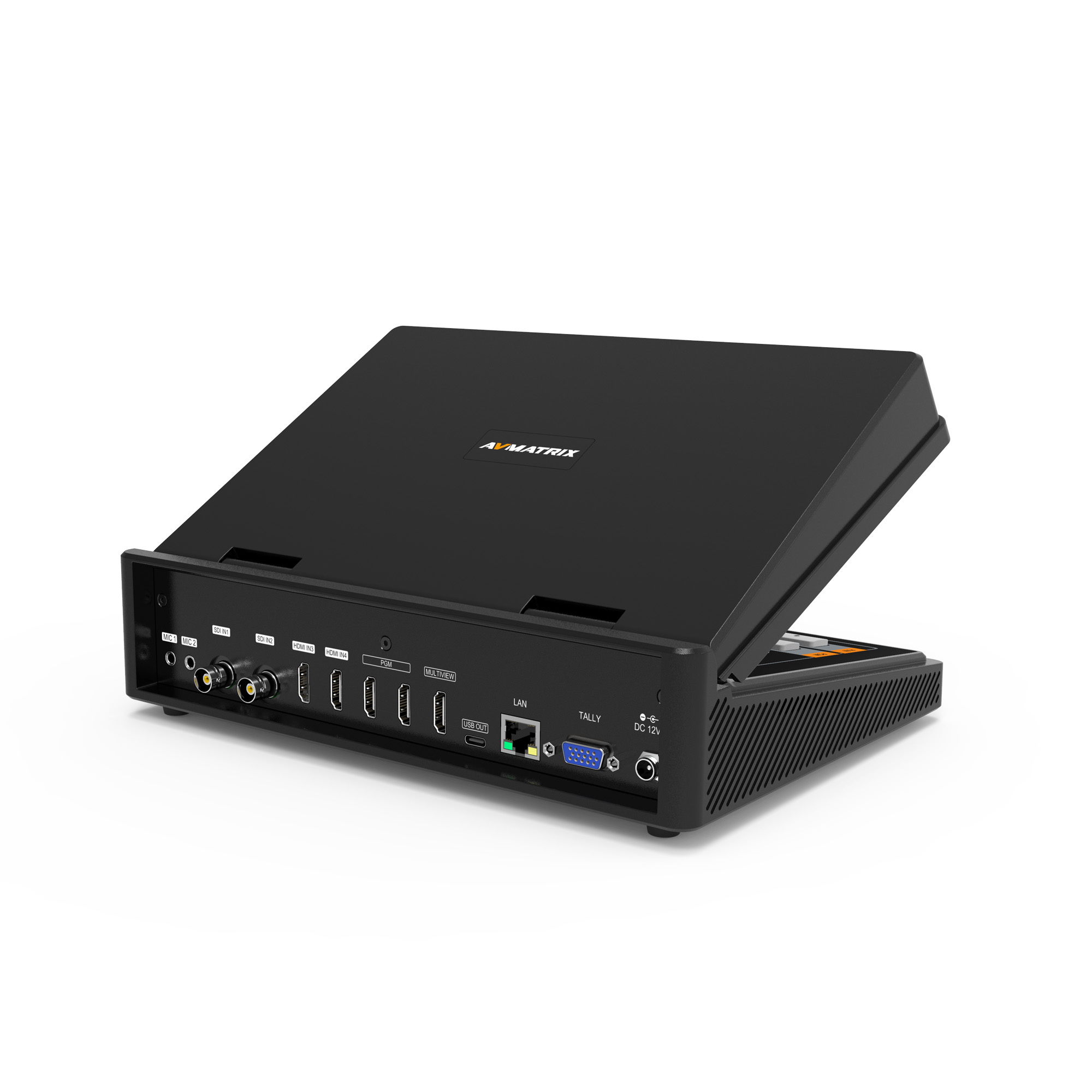 AVMatrix PVS0403U วิดีโอสวิตเชอร์แบบพกพาพร้อมจอ 10.1 นิ้ว