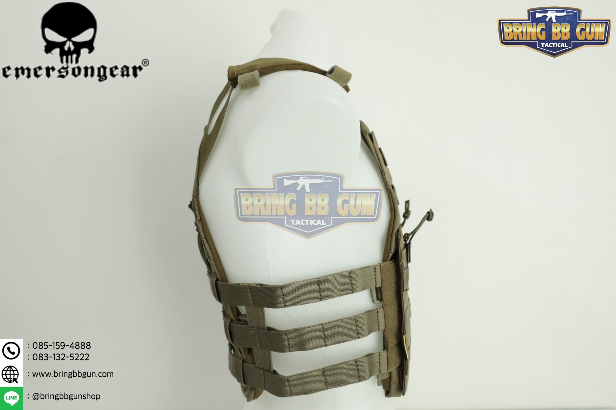 เสื้อเวส รุ่น jpc เนื้อผ้า 1000D ยี่ห้อ Emerson