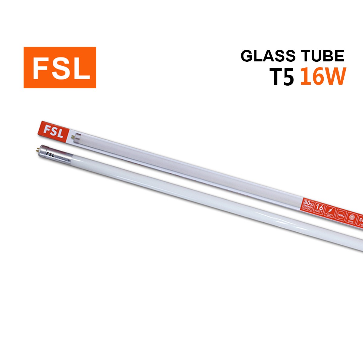 หลอดนีออน FSL-TUBE-T5-16W แสงขาวและวอร์มไวท์