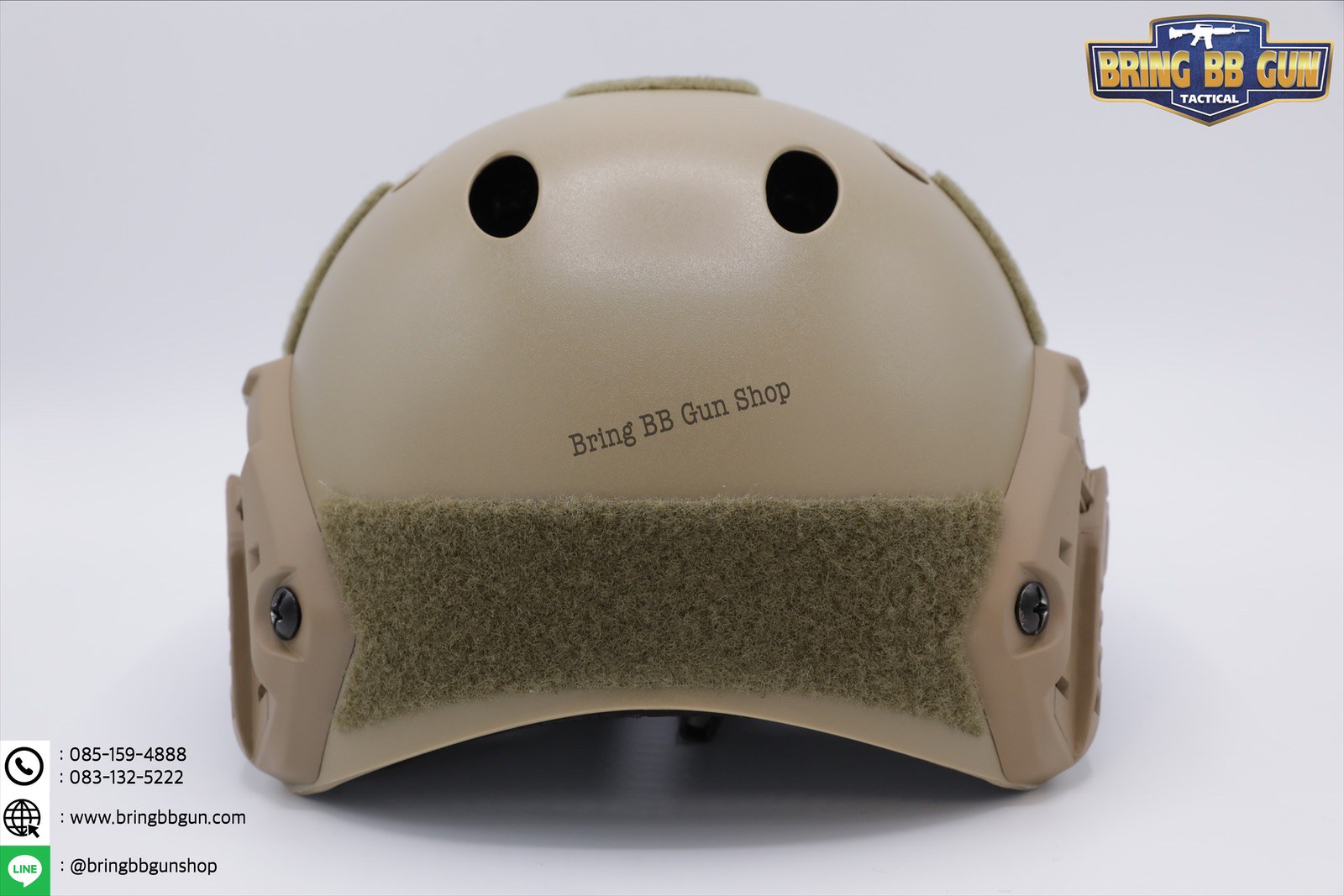 หมวก Fast (หมวกฟาส) (Fast Helmet PJ type) รุ่น Standard-pound holes