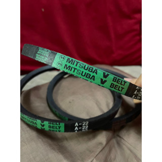 0001069 สายพาน เครื่องซักผ้า A-22 Mitsuba สายพานเครื่องซักผ้า มิตซูบา ร่อง V ประเภท A เบอร์ A-22