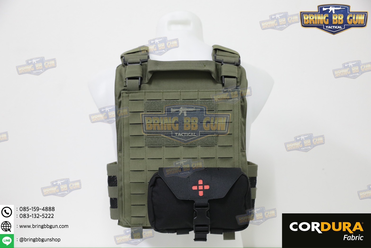 กระเป๋าพยาบาลสนาม B04 ทรง CT Resgear IFAK (แบบกระตุกไว) เพ้า IFAK รุ่น B04 (IFAK Pouch) (Medic Pouch)