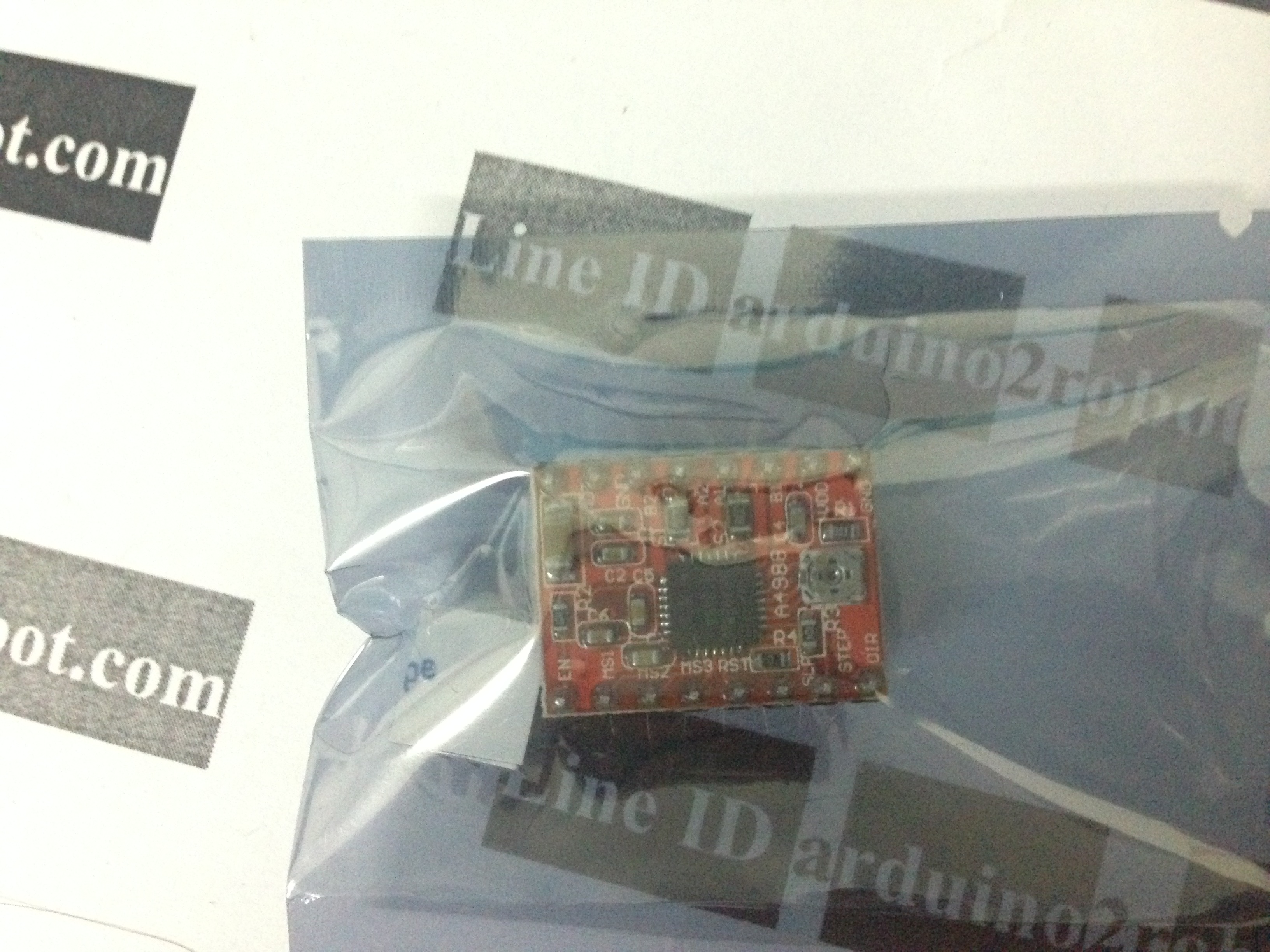 Reprap Stepper Motor Driver A4988 Stepstick for 3D printers (สีแดง)