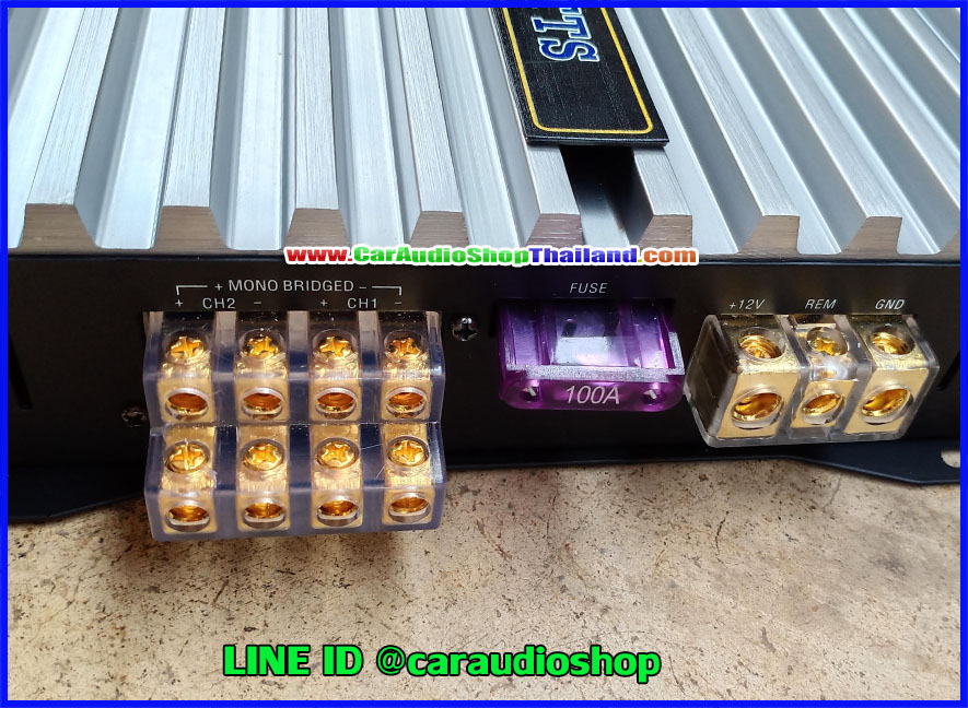 แอมป์ 4 คุณภาพสูง PRO SQL 400 4 CH (กำลังขับสูง + ไพเราะ)