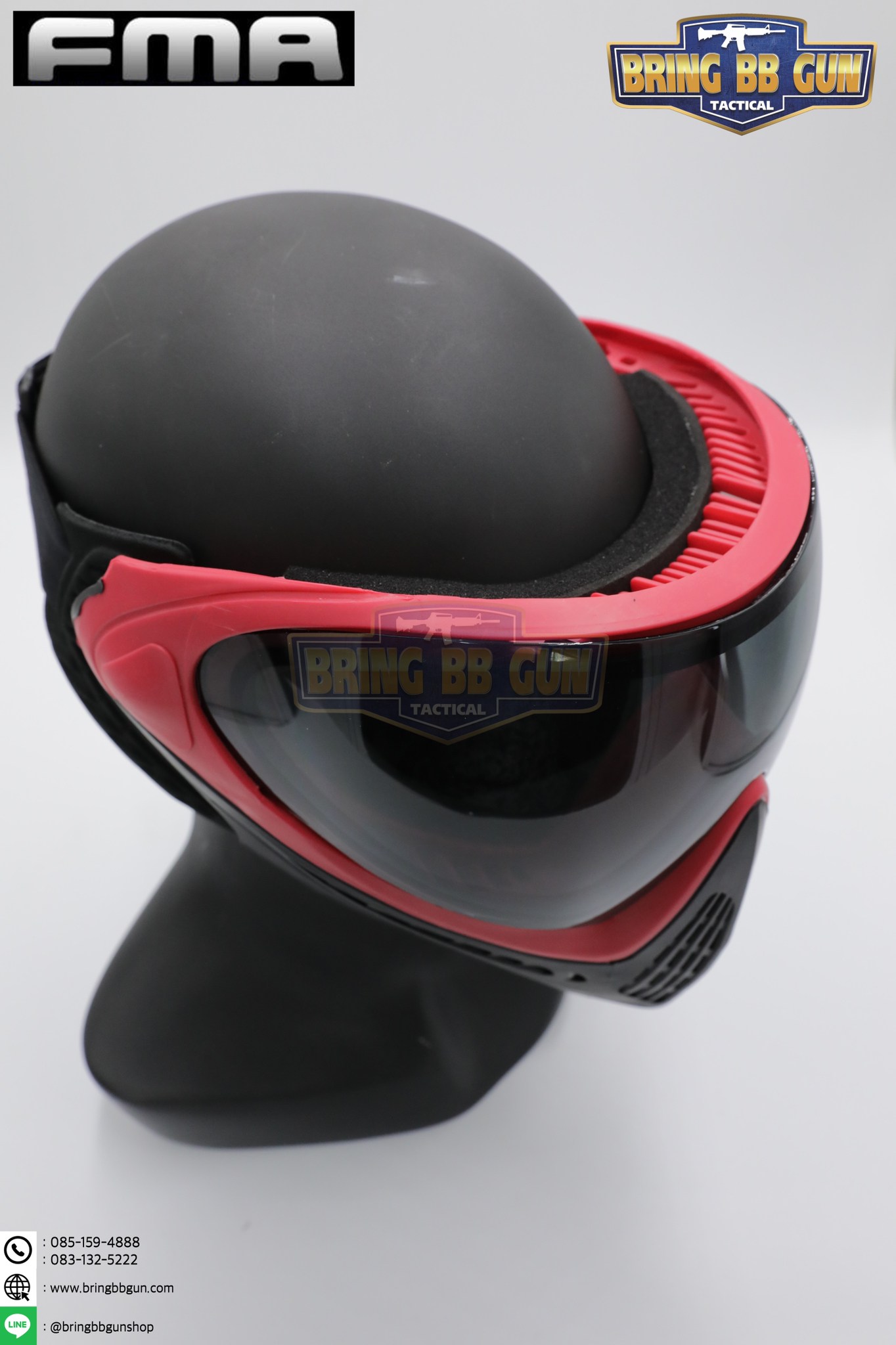 หน้ากาก F1 ยี่ห้อ FMA รุ่น เลนส์2ชั้น