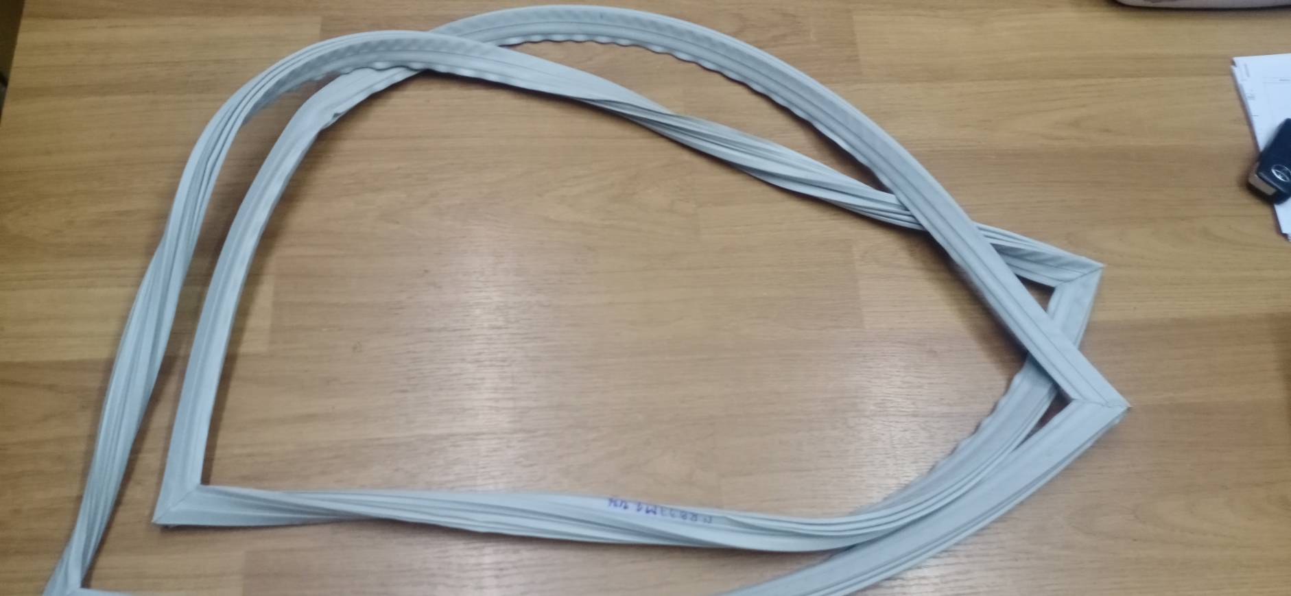 0000801 ขอบยาง ประตู ตู้เย็น Sharp ชาร์ป รุ่น SJ-D51H (ขอบล่าง) ยางขอบประตูตู้เย็น ขอบยางประตู ตู้เย็น 2 ประตู