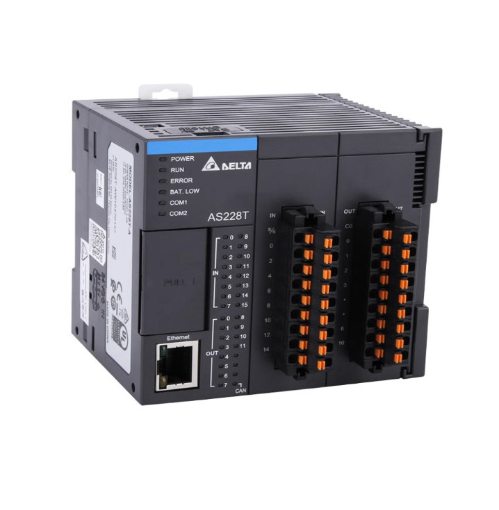 Delta PLC Module Model:AS228T-A 6DI/12DO, Pulse Output 6 Axes