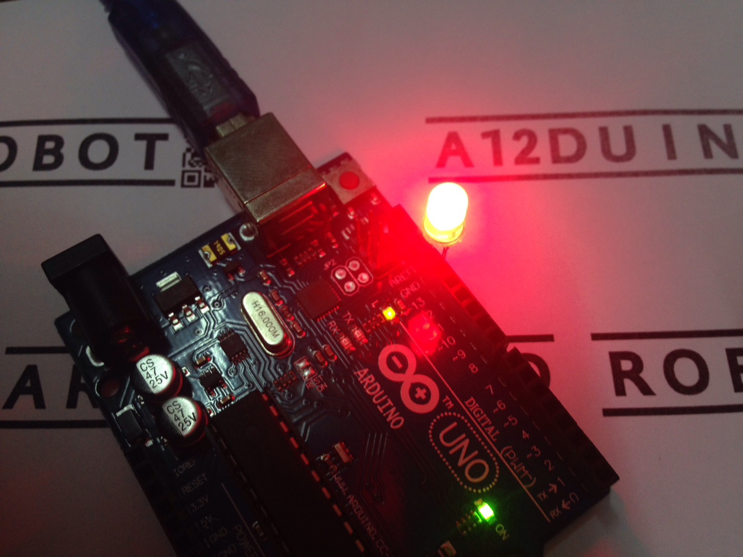 LED แสงสีแดง