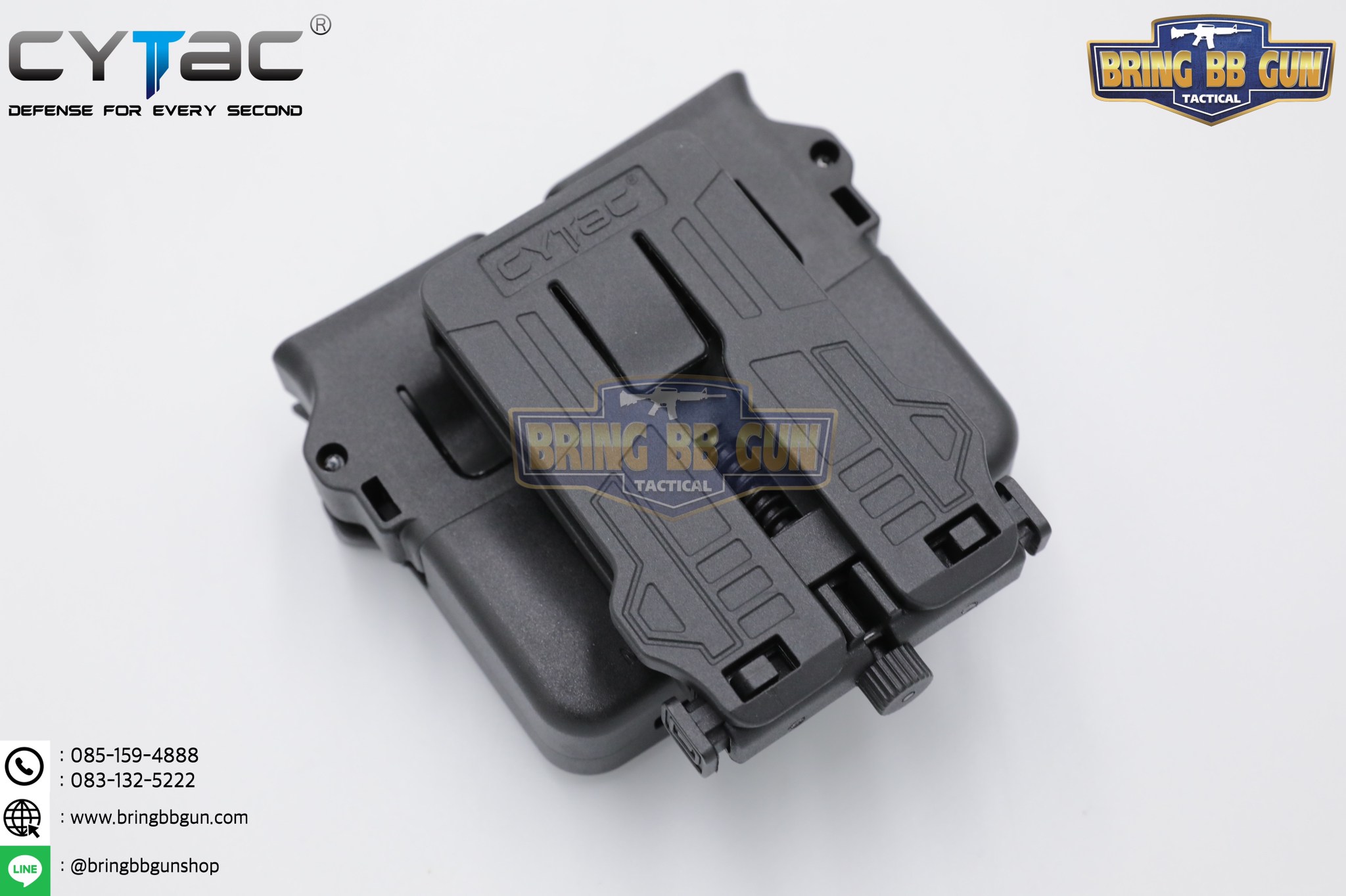 ซองแม็กกาซีนคู่ Universal ยี่ห้อ Cytac (Cytac ซองแม็กกาซีนคู่) (Universal Single Magazine Pouch)