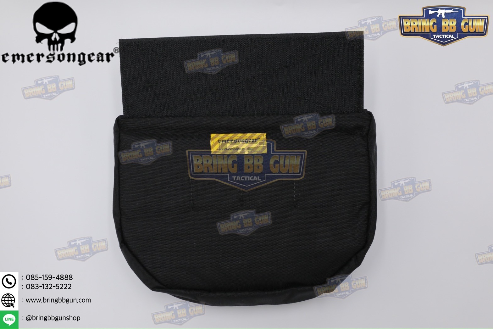 กระเป๋าจิงโจ้ติดเสื้อเวส ยี่ห้อ Emerson (EmersonGear armor carrier drop pouch/AVS JPC CPC) (Armor Carrier Drop Pouch) (Lower Accessories Pouch) (Drop Pouch)