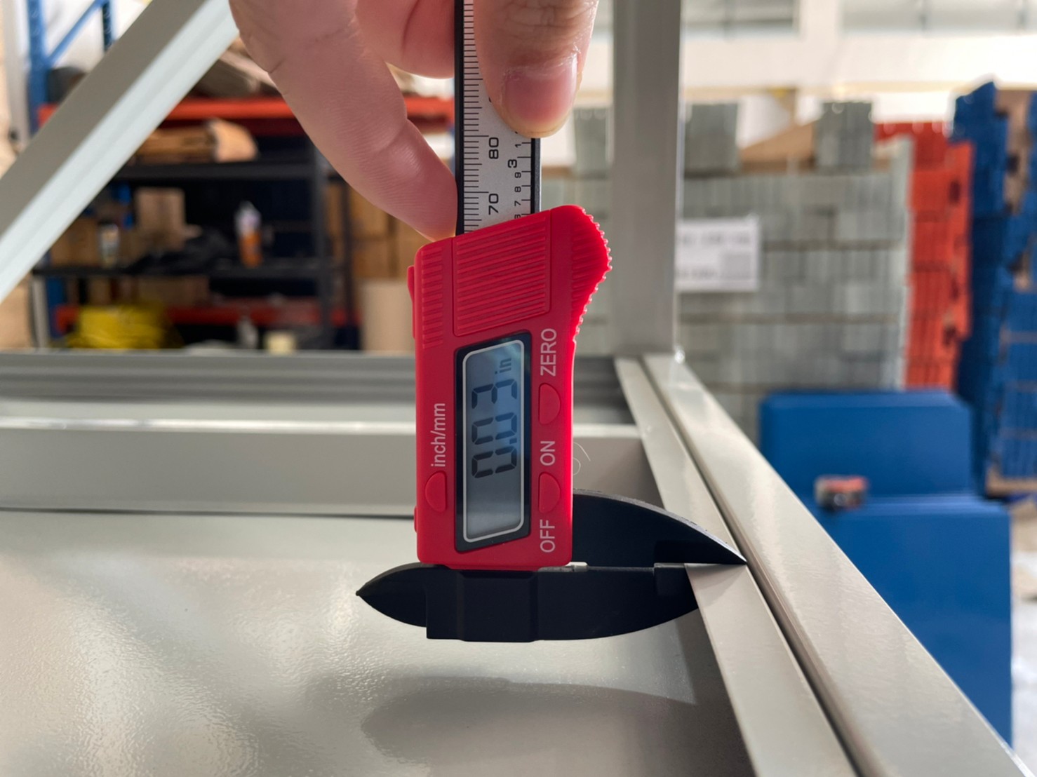 ชั้นเหล็กวางสินค้า Micro Rack 200x200x60cm. สีขาว(อมเทา)