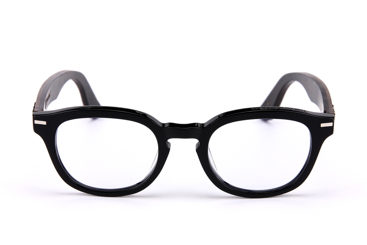 กรอบแว่นสายตาขาไม้ Weekend Duet Collection Tokyo Black (Dark)