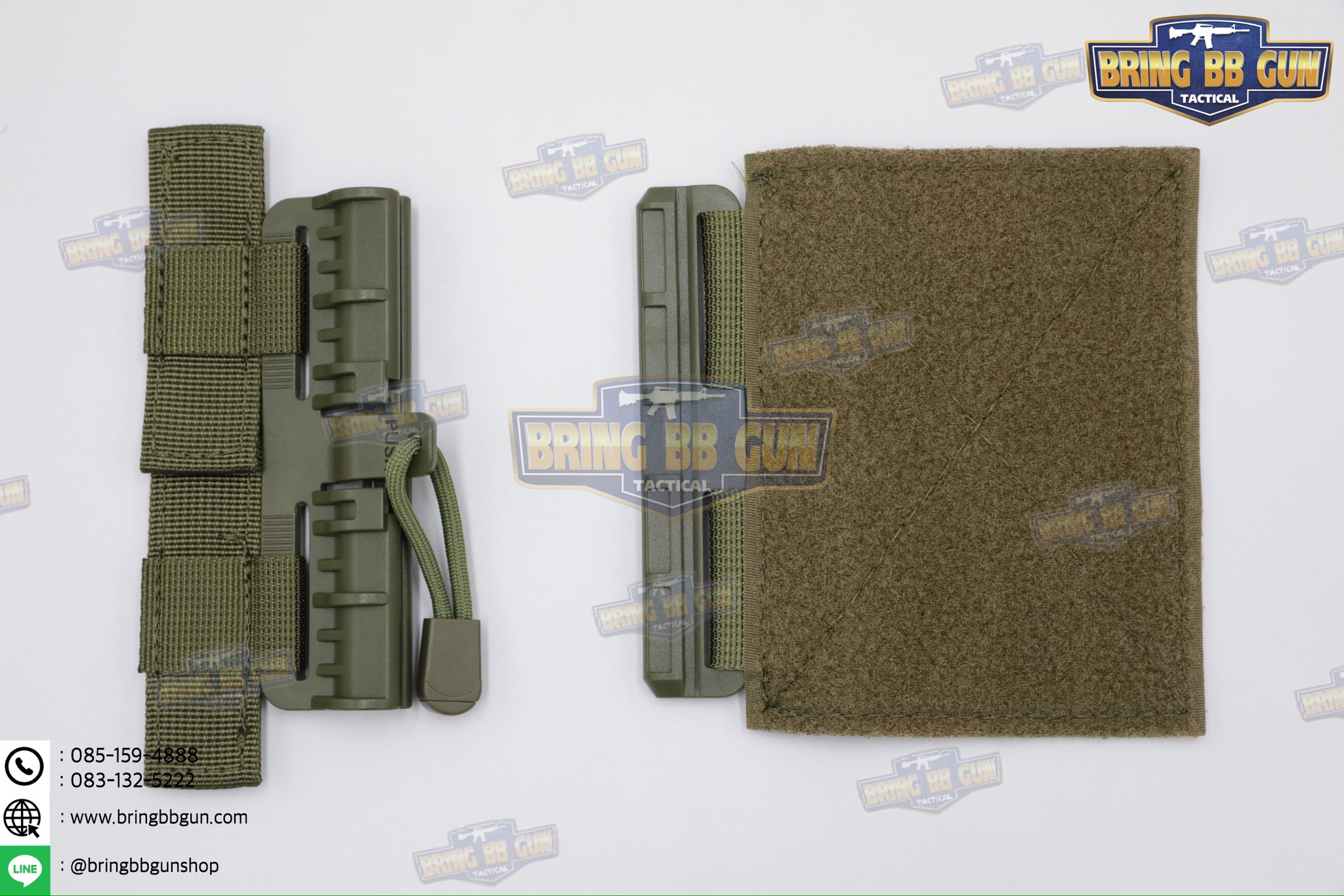 ชุดเซ็ตปลดเสื้อเกราะไว (ชุดปลดไวเสื้อเวส QR1) (Molle Quick Release Buckle Set)