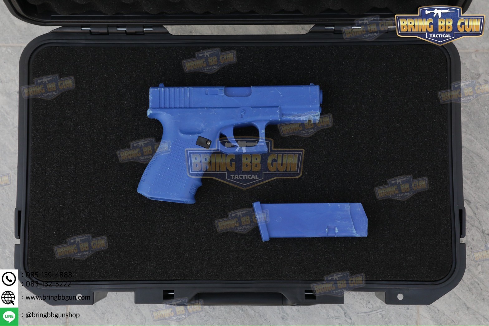 เคสกันกระแทรก B8422 (กล่องปืนสั้น B8422) (กล่องกันกระแทก) (เคสกันกระแทก) (เคสปืนสั้น) (Lockable Pistol Case) (Light Weight Case)