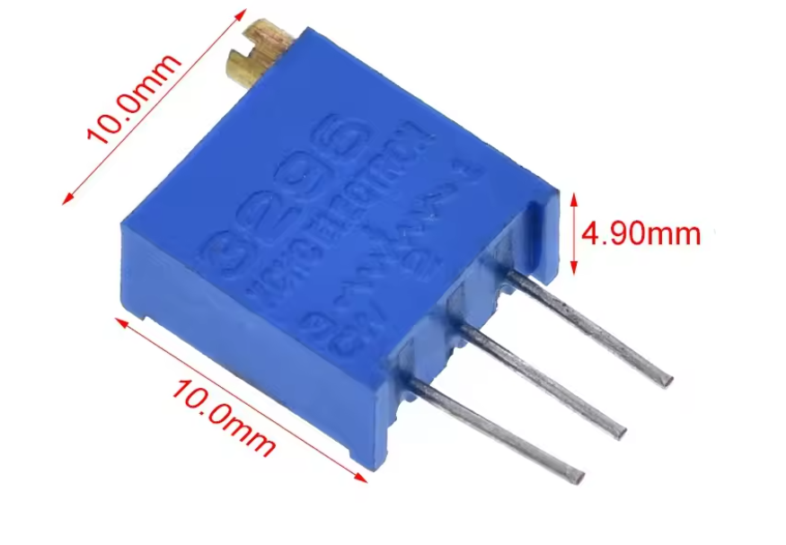 ตัวต้านทานปรับค่าได้ 10K Ohm 3296W-103 10K 3296 potentiometer Trimpot Trimmer Potentiometer W103