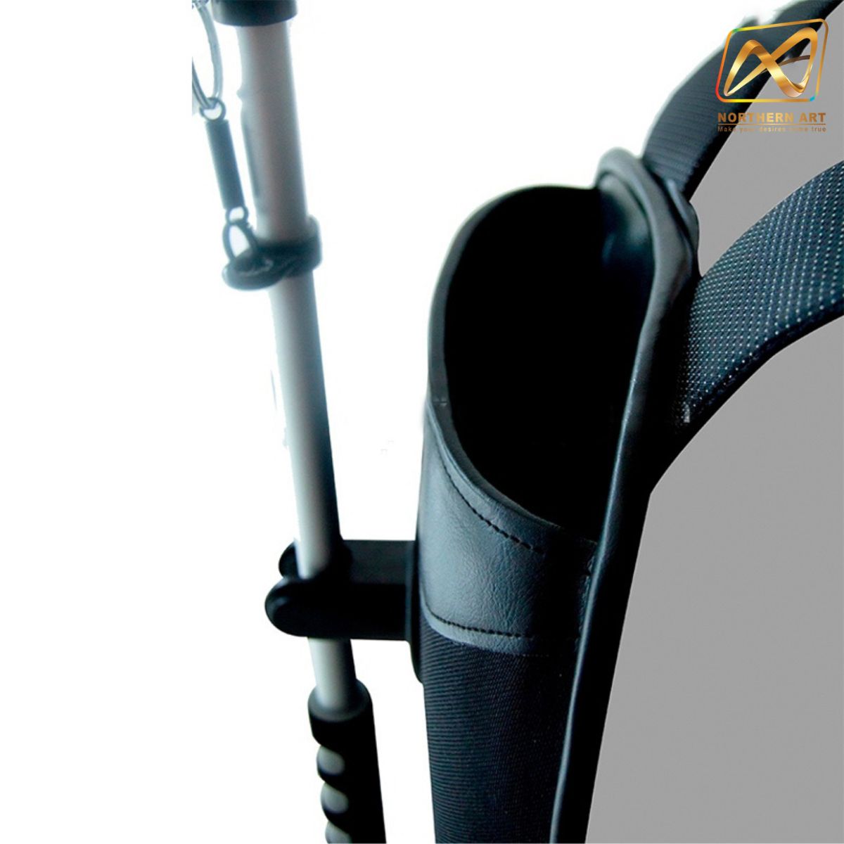 เป้ธงญี่ปุ่น ป้ายเดินทรูป รุ่นA พร้อมเสาอะลูมิเนียม ขนาดธง (W) 45 X (H) 100 cm.