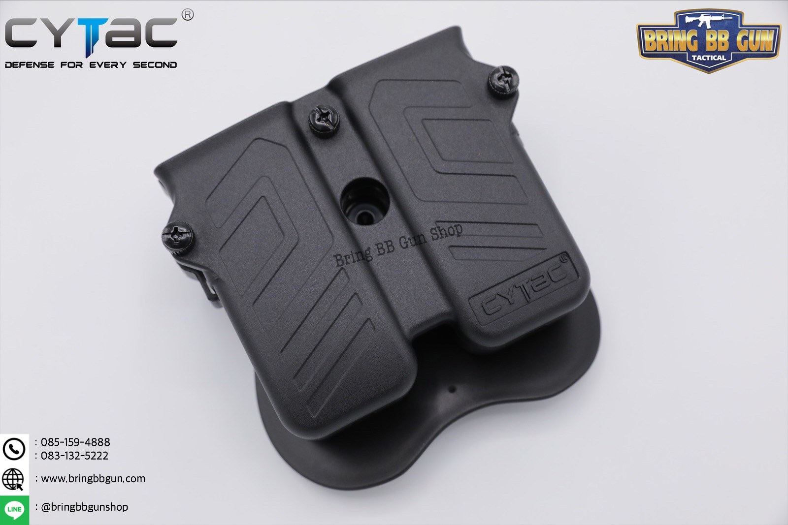 ซองแม็กกาซีนคู่ Universal ยี่ห้อ Cytac (Cytac ซองแม็กกาซีนคู่) (Universal Single Magazine Pouch)