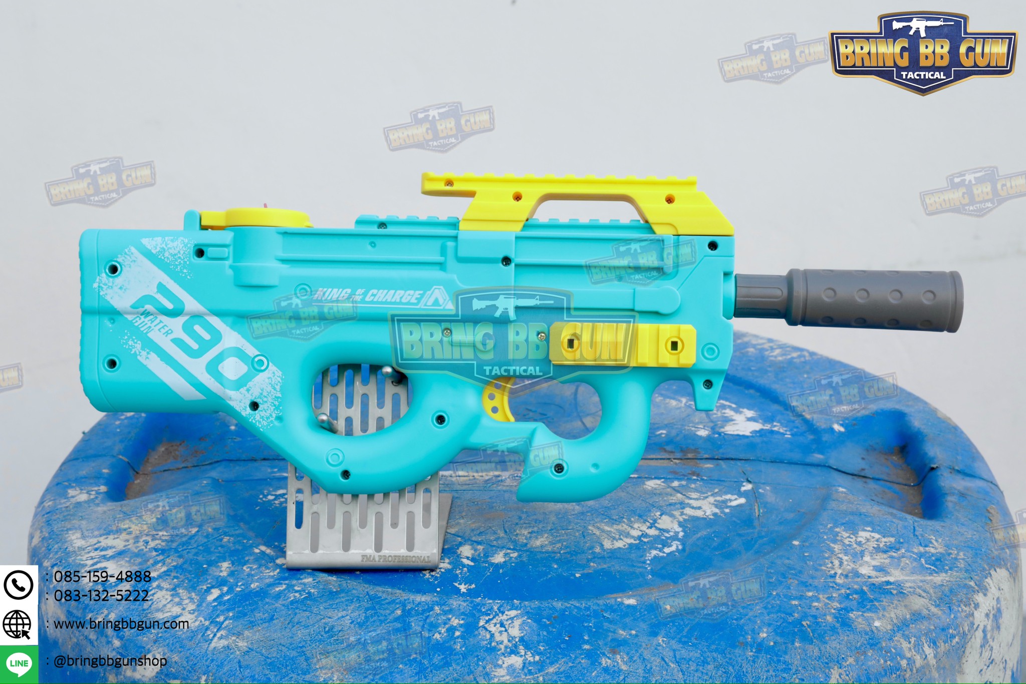 ปืนฉีดน้ำไฟฟ้า รุ่น P90 (ปืนฉีดน้ำของเล่น) (ปืนฉีดน้ำอัตโนมัติ) (ยิงได้ต่อเนื่อง)