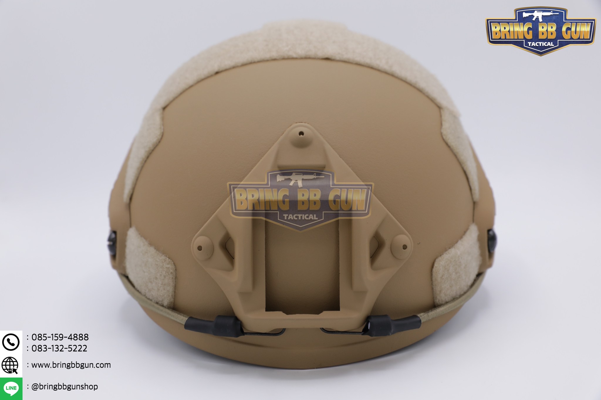 หมวก Fast ปรับท้ายทอยได้(หมวกฟาส) (Fast Helmet MH type) รุ่น Upgrade Version No holes ปรับรัดท้ายทอย