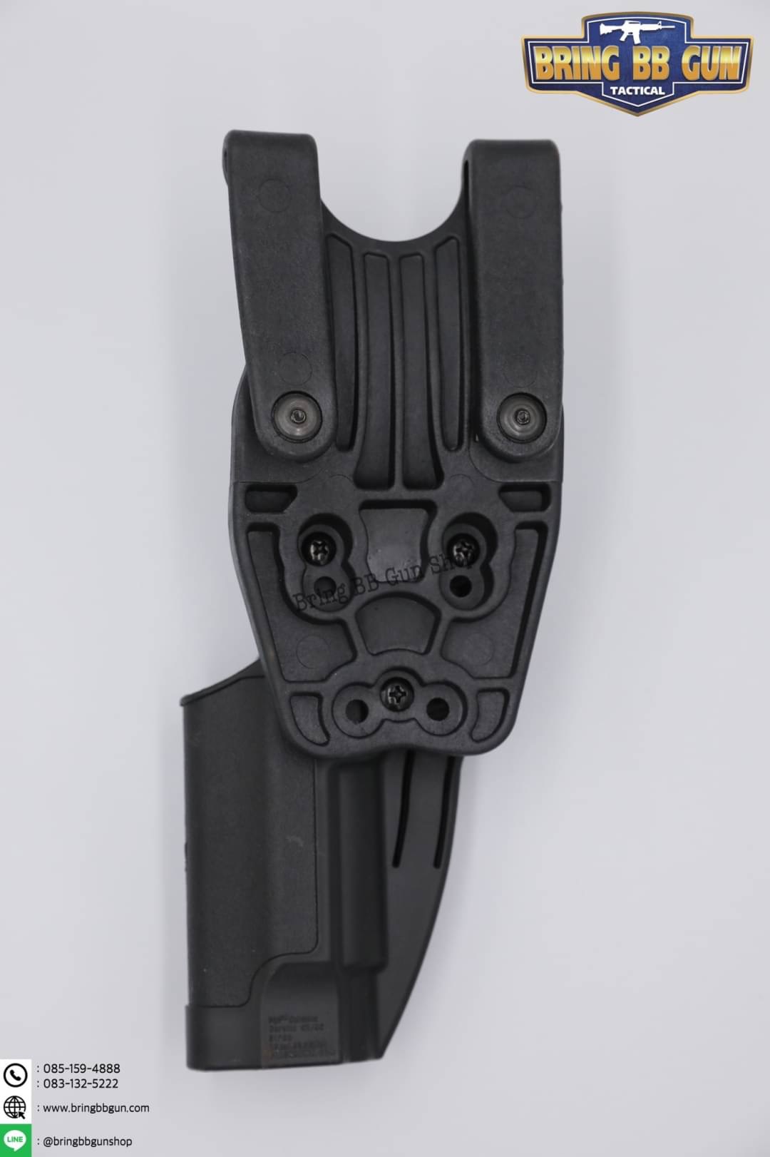 ซองปืนพกนอก + เพลทลดต่ำ ยี่ห้อ Black Hawk