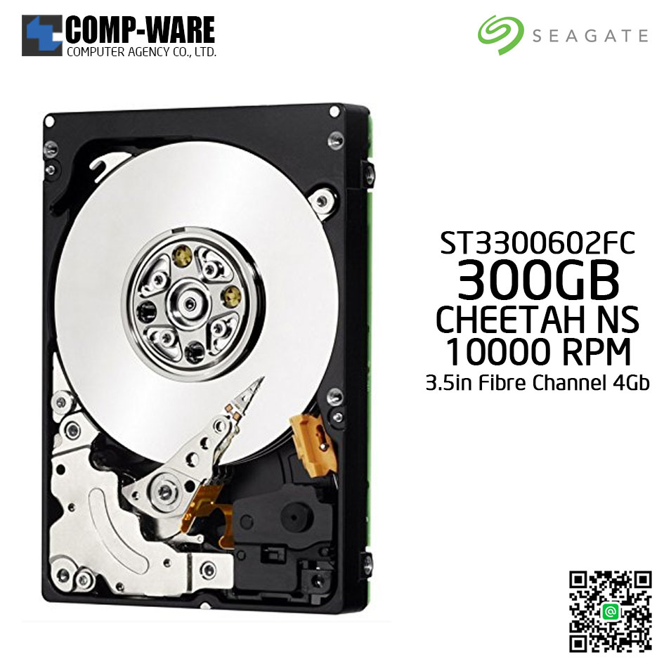 Seagate 300GB Cheetah NS.2 Fibre Channel 4Gb 10000RPM 16MB Cache 3.5inch Hard Drive ST3300602FC