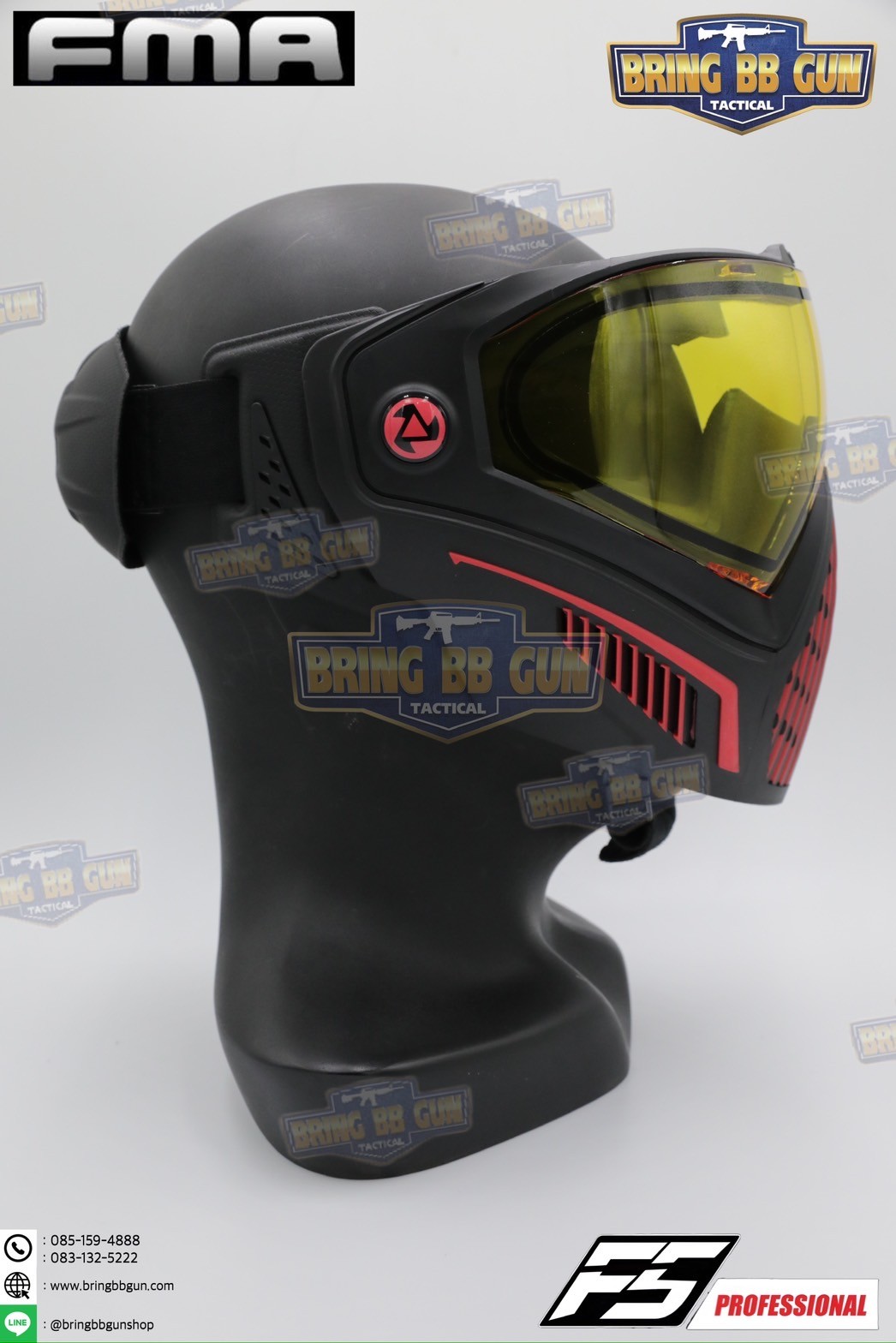 หน้ากาก F5 ยี่ห้อ FMA (FMA F5 STORM GOGGLE MASK) (F5 Professional) (Storm Goggle Mask)