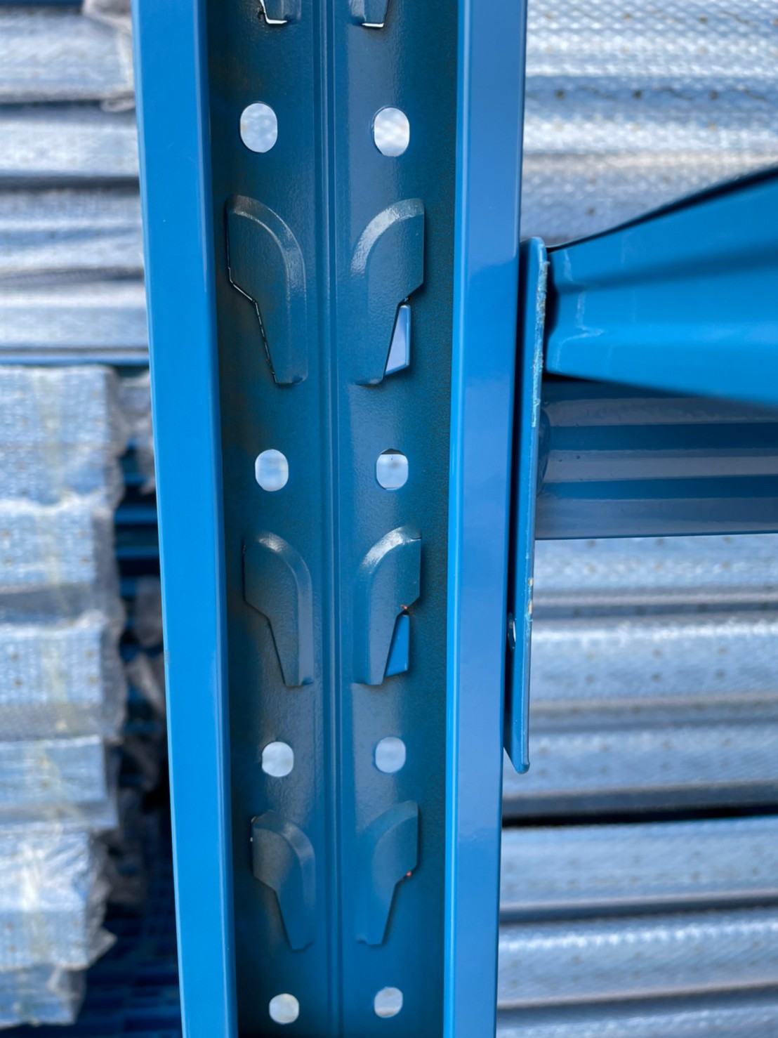 Micro Rack W200 x D60 x H200 cm. สีน้ำเงิน [ชั้นวางเหล็ก]