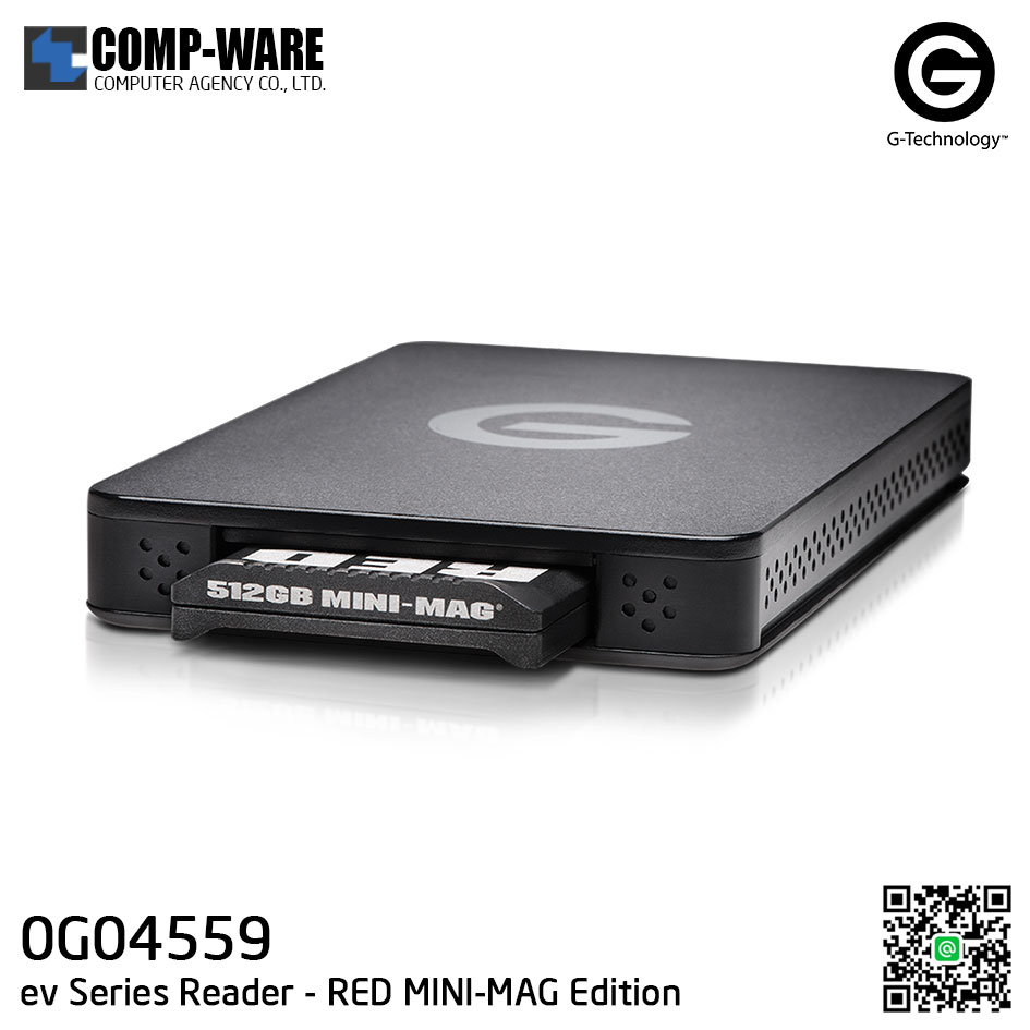 G-Technology ev Series Reader RED MINI-MAG Edition - 0G04559