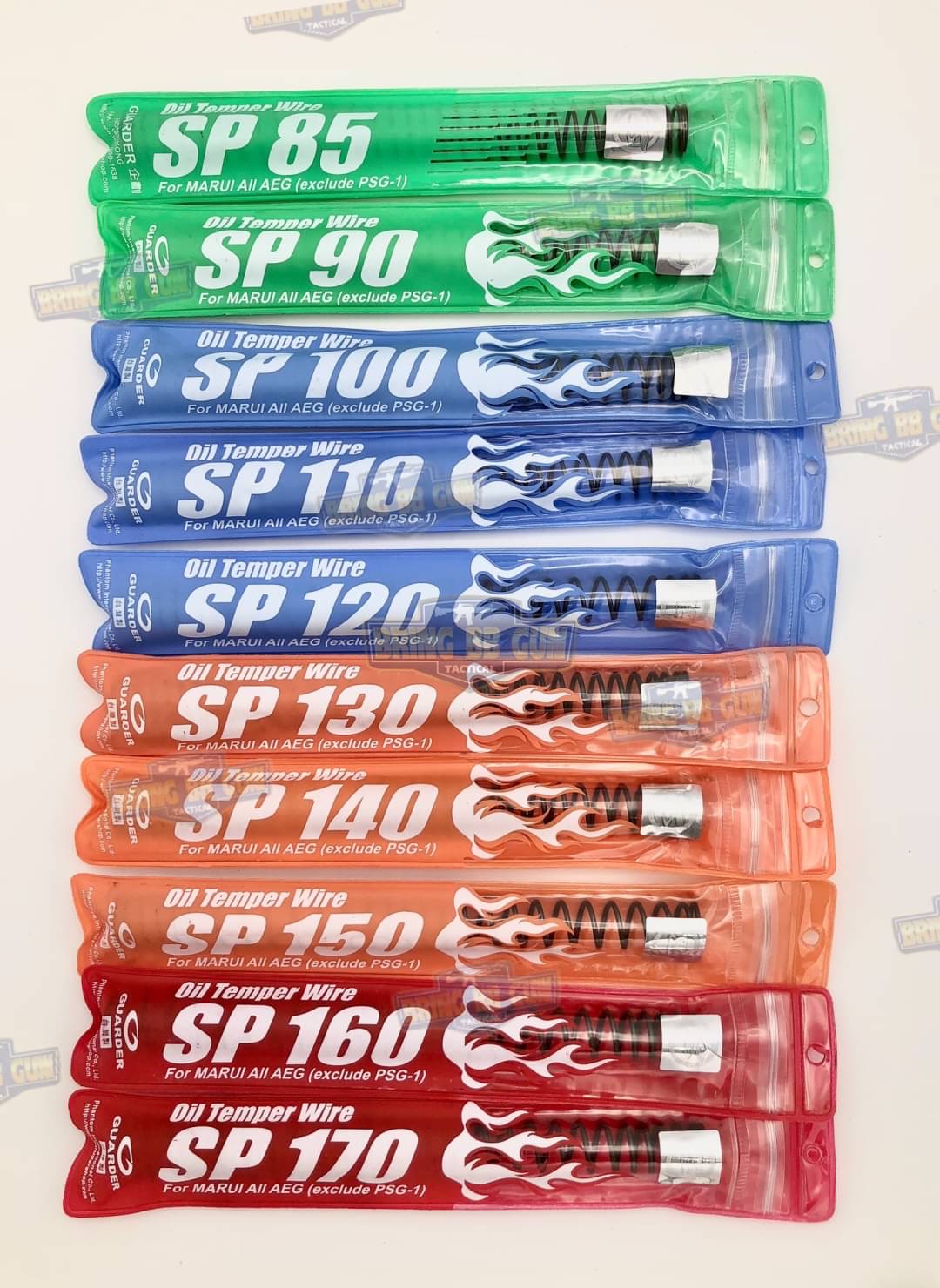 สปริง ยี่ห้อ Guarder (ของแท้) สำหรับปืนระบบไฟฟ้า (AEG)