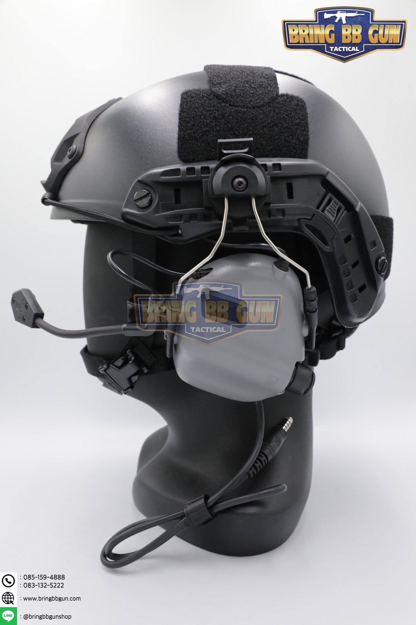 Helmet Rail Suspension Bracket (อแดปเตอร์ขาจับหูฟังใส่รางข้างหมวกฟาส)