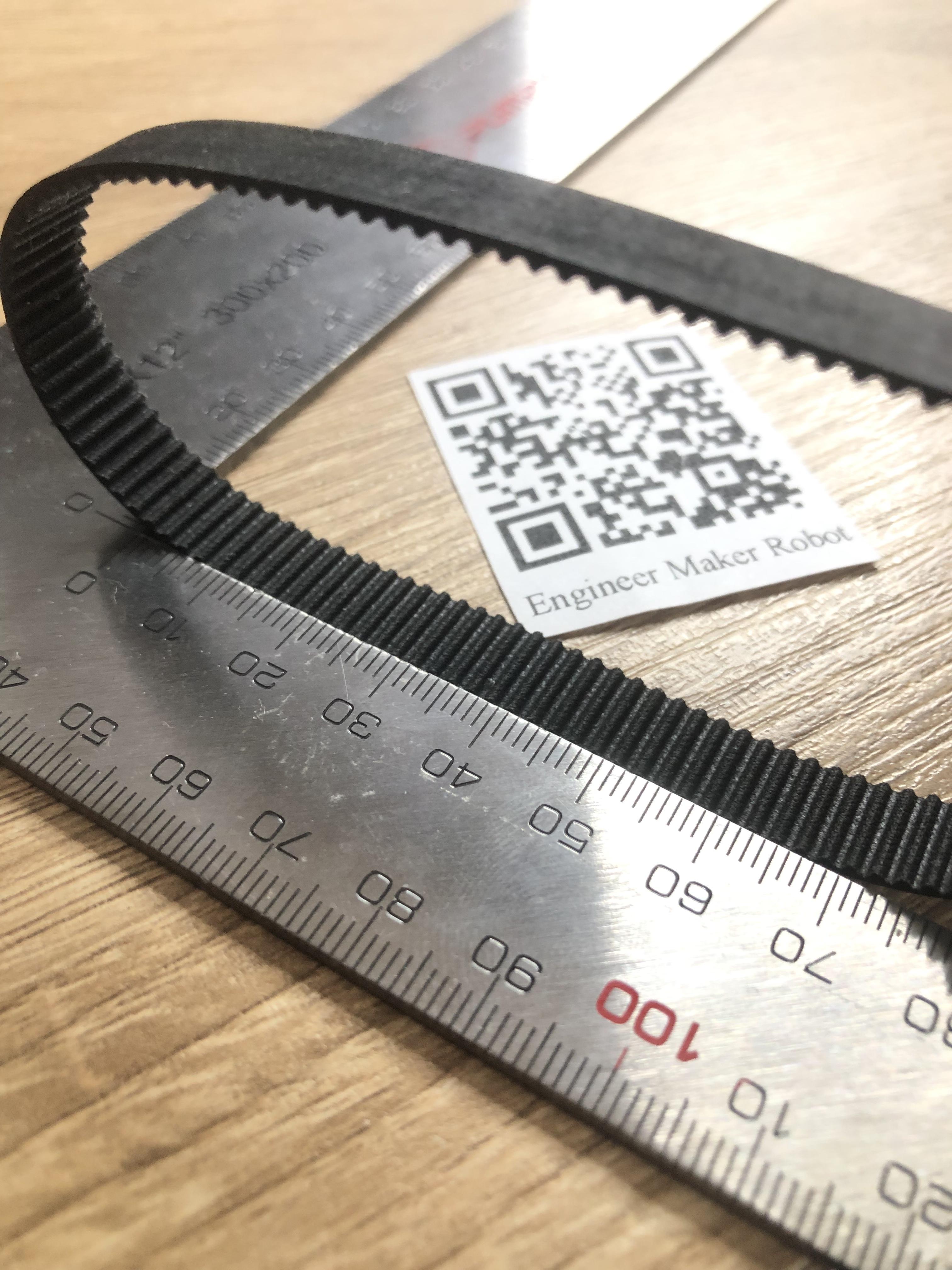 Timing belt วงปิด ความยาวเส้นรอบวง 240 mm (240-2GT-10) สำหรับสายพานกว้าง 10 mm