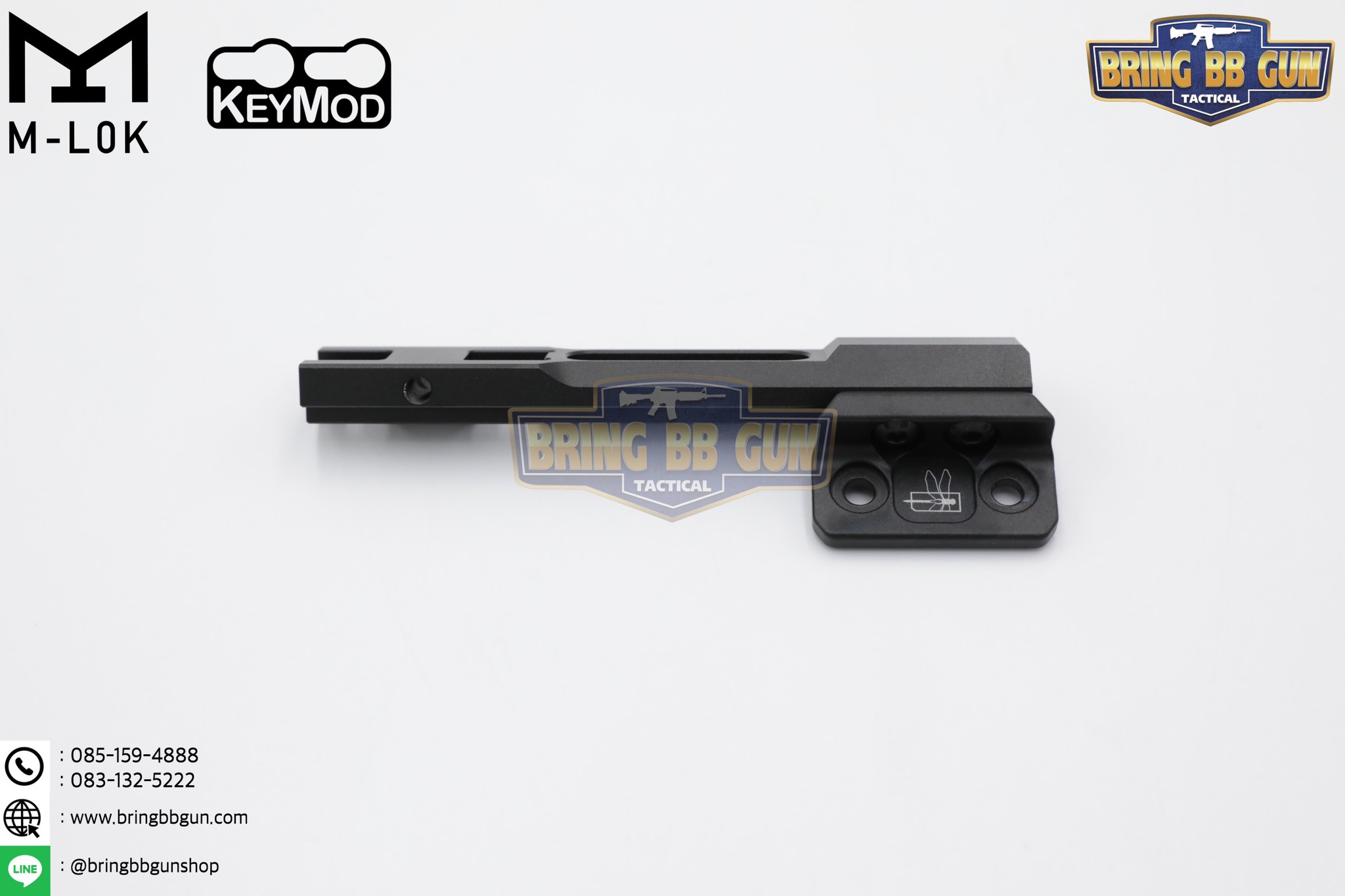 ขาจับไฟฉาย Thorntail แบบจับราง M-Lok,Keymod (ขาจับไฟฉายเอียง 45 องศา)